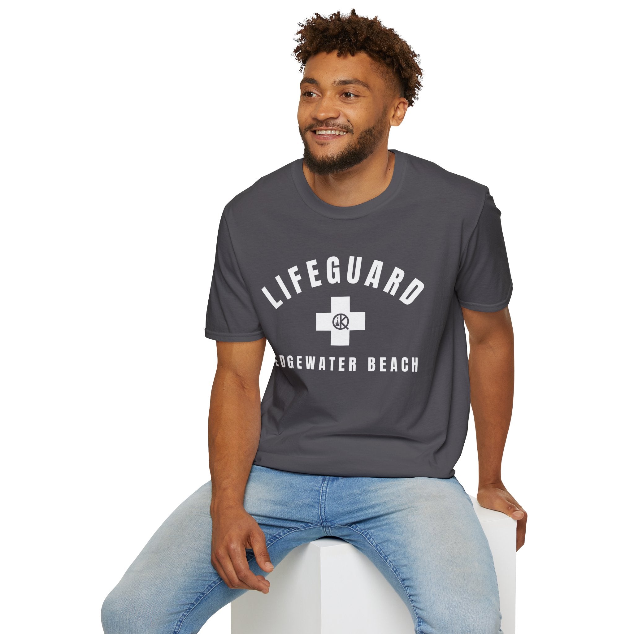 Edgewater Beach Lifeguard T-shirt