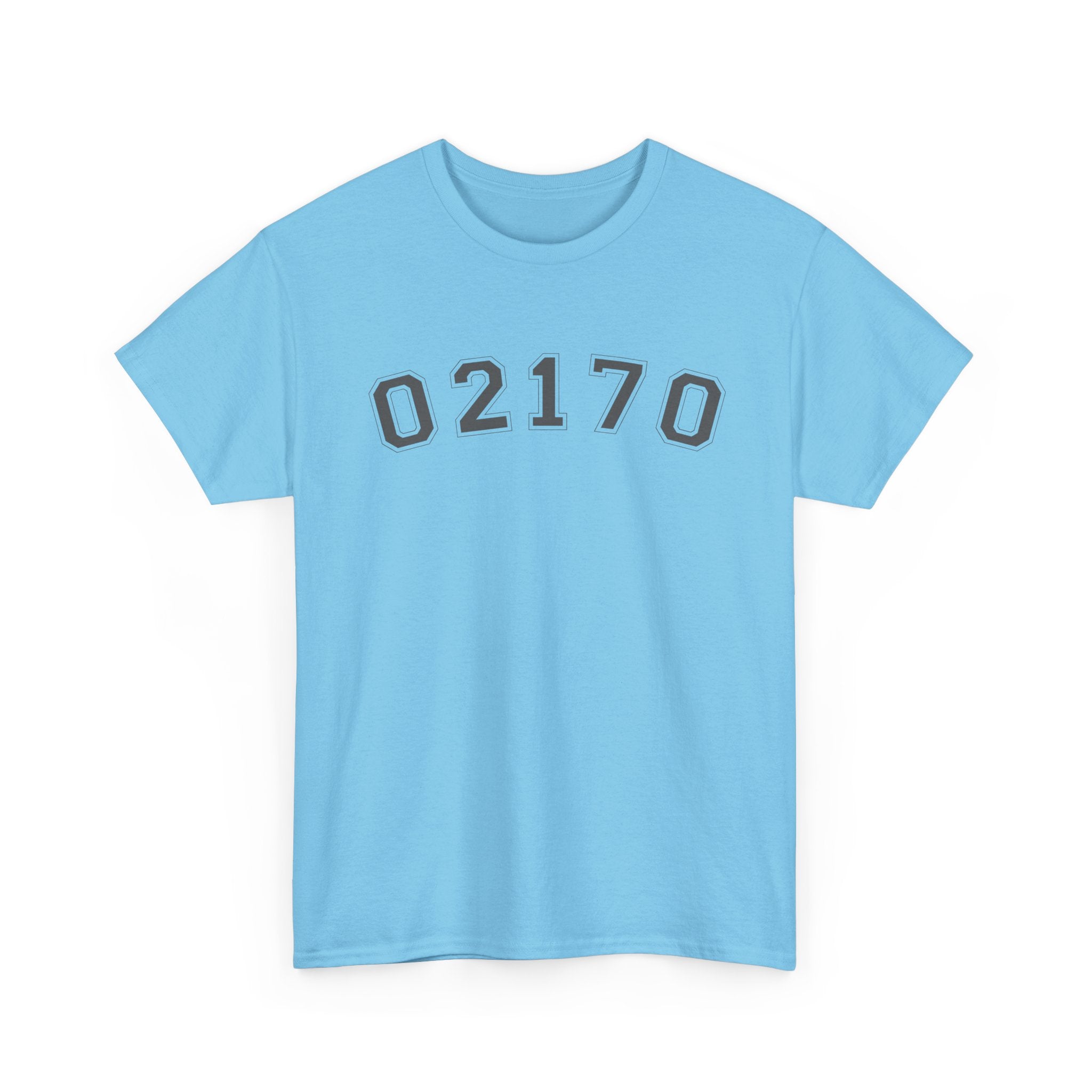 02170- Quincy Zip Code T-shirt Grey Text