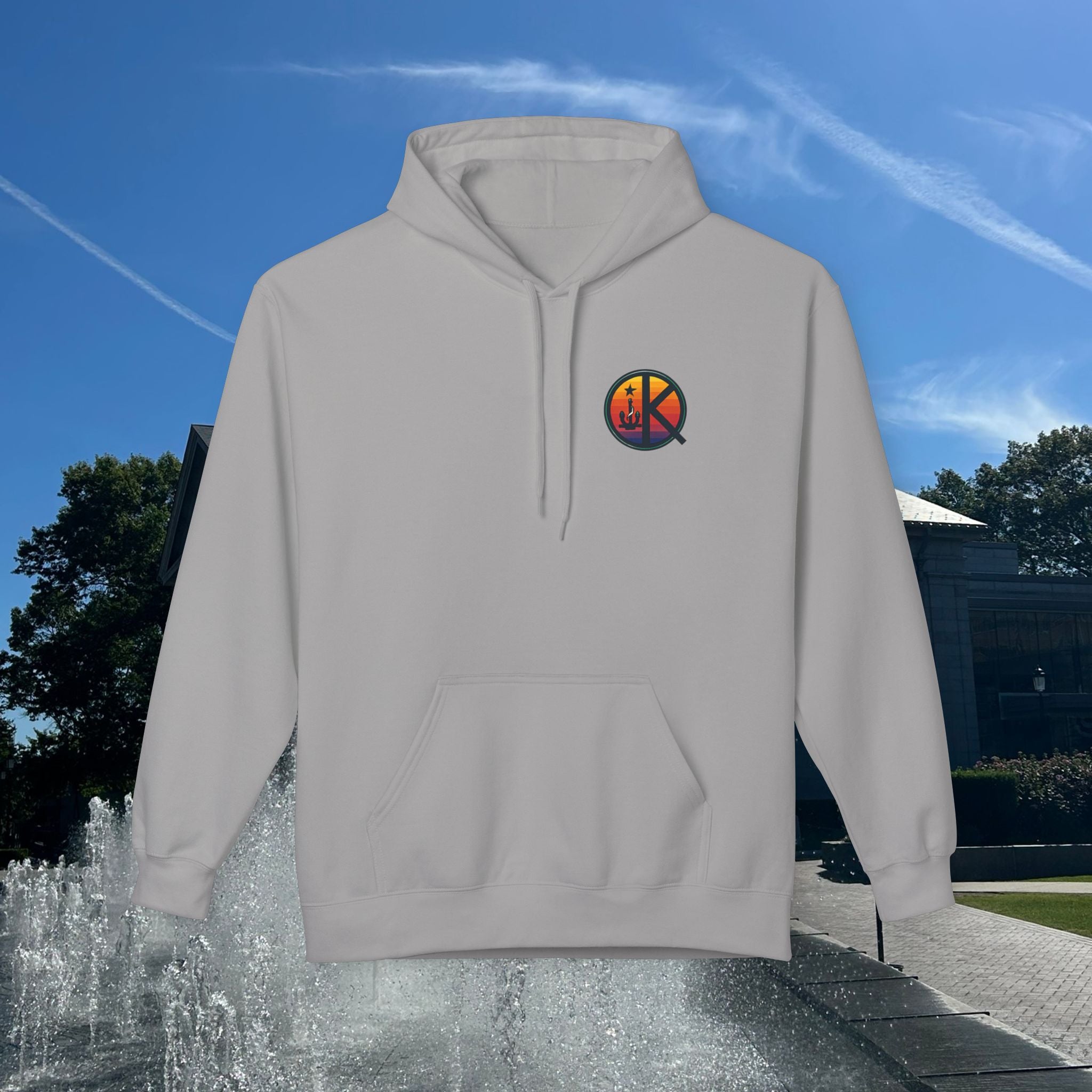Ski Heavenly Hill Softstyle Hoodie- QK Logo