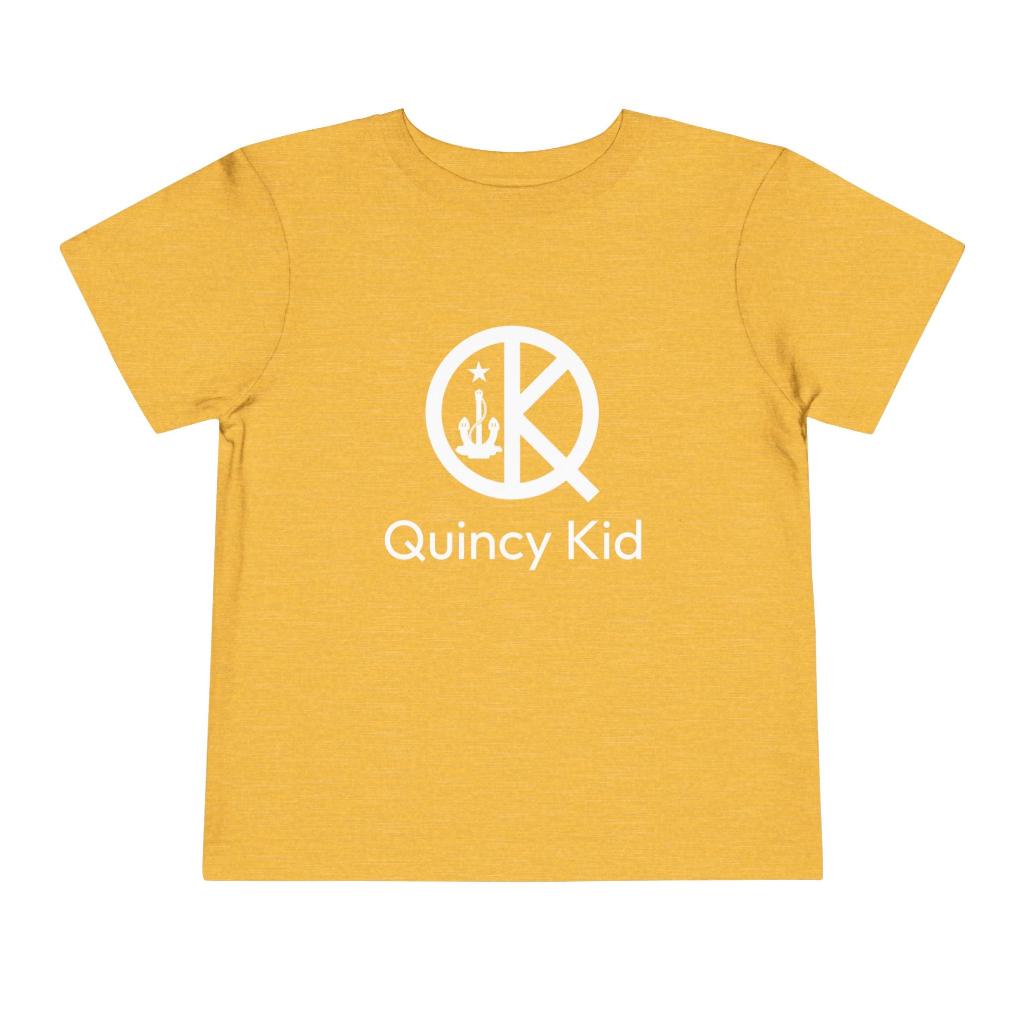 Quincy Kid Toddler T-shirt White Text