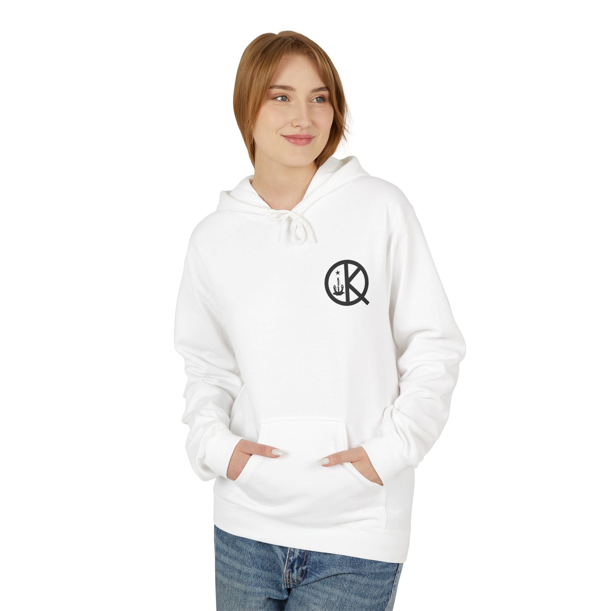 Quincy Quarries Permit Softstyle Hoodie- Black Text