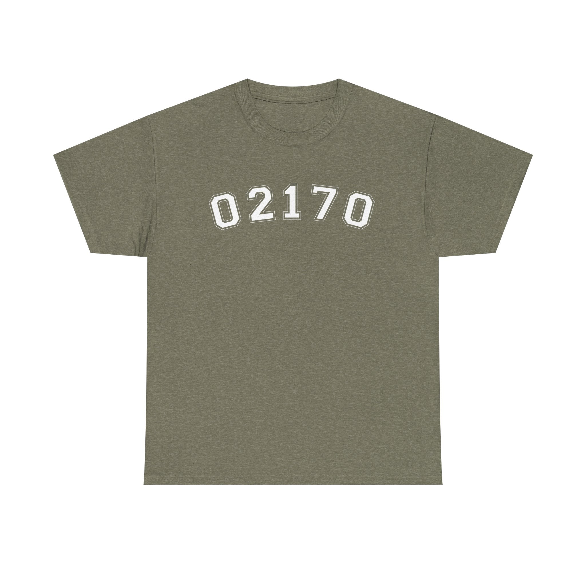 02170- Quincy Zip Code T-shirt White Text