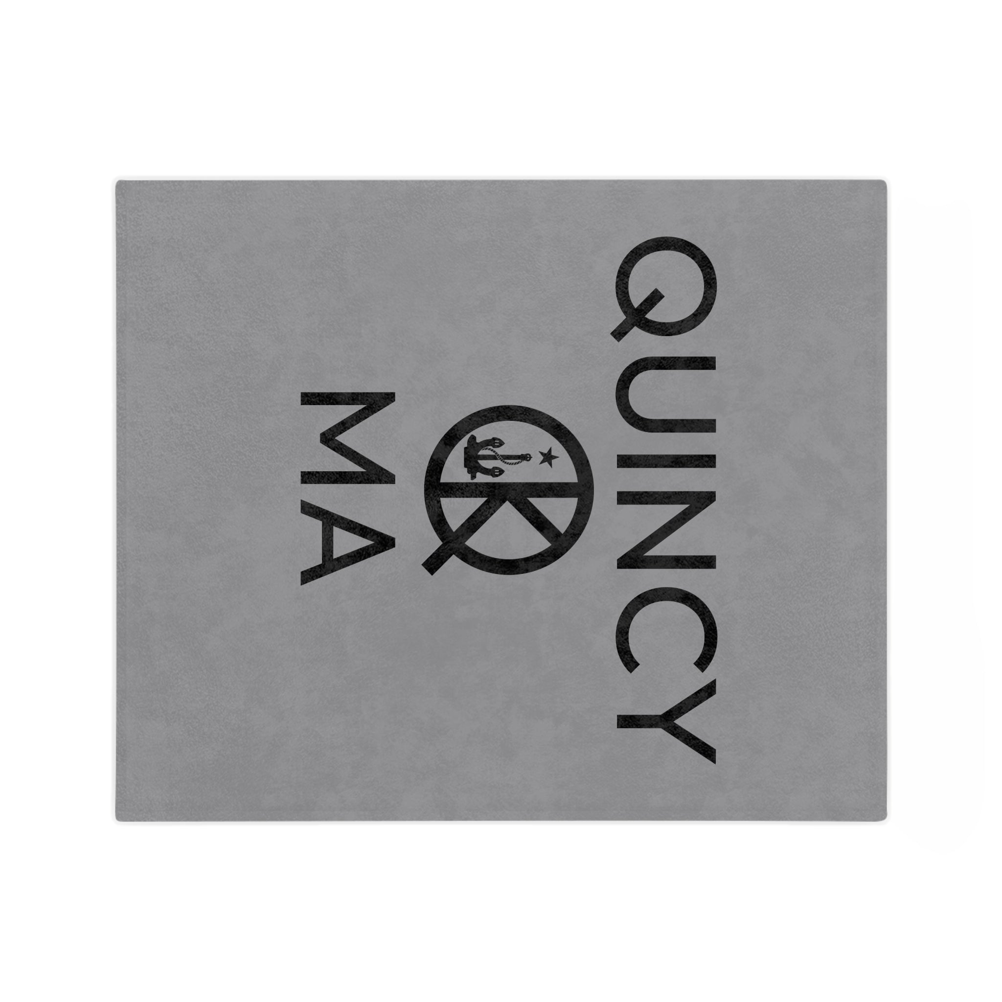 Quincy, MA Winter Throw Blanket — Stay Warm Velveteen Microfiber