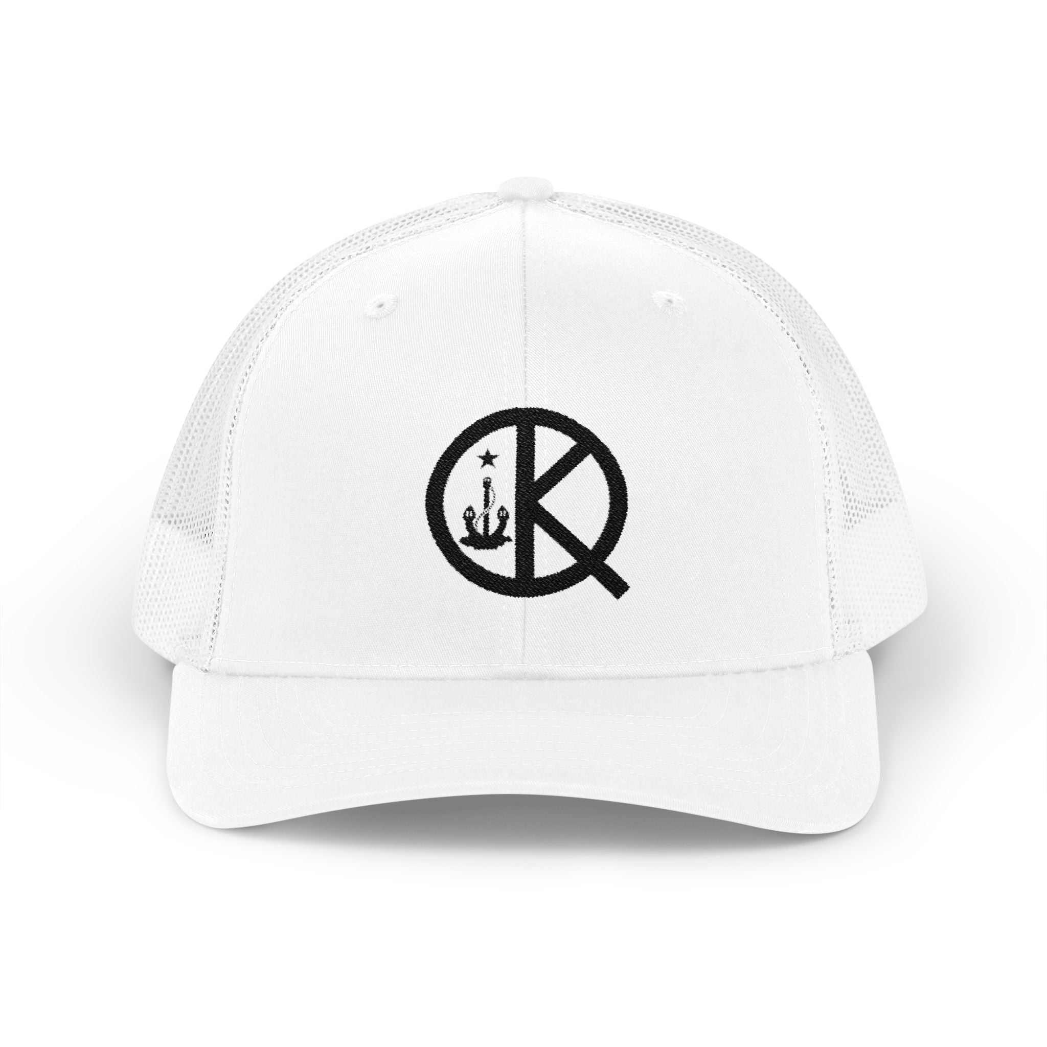 QK Logo Snapback Trucker Cap