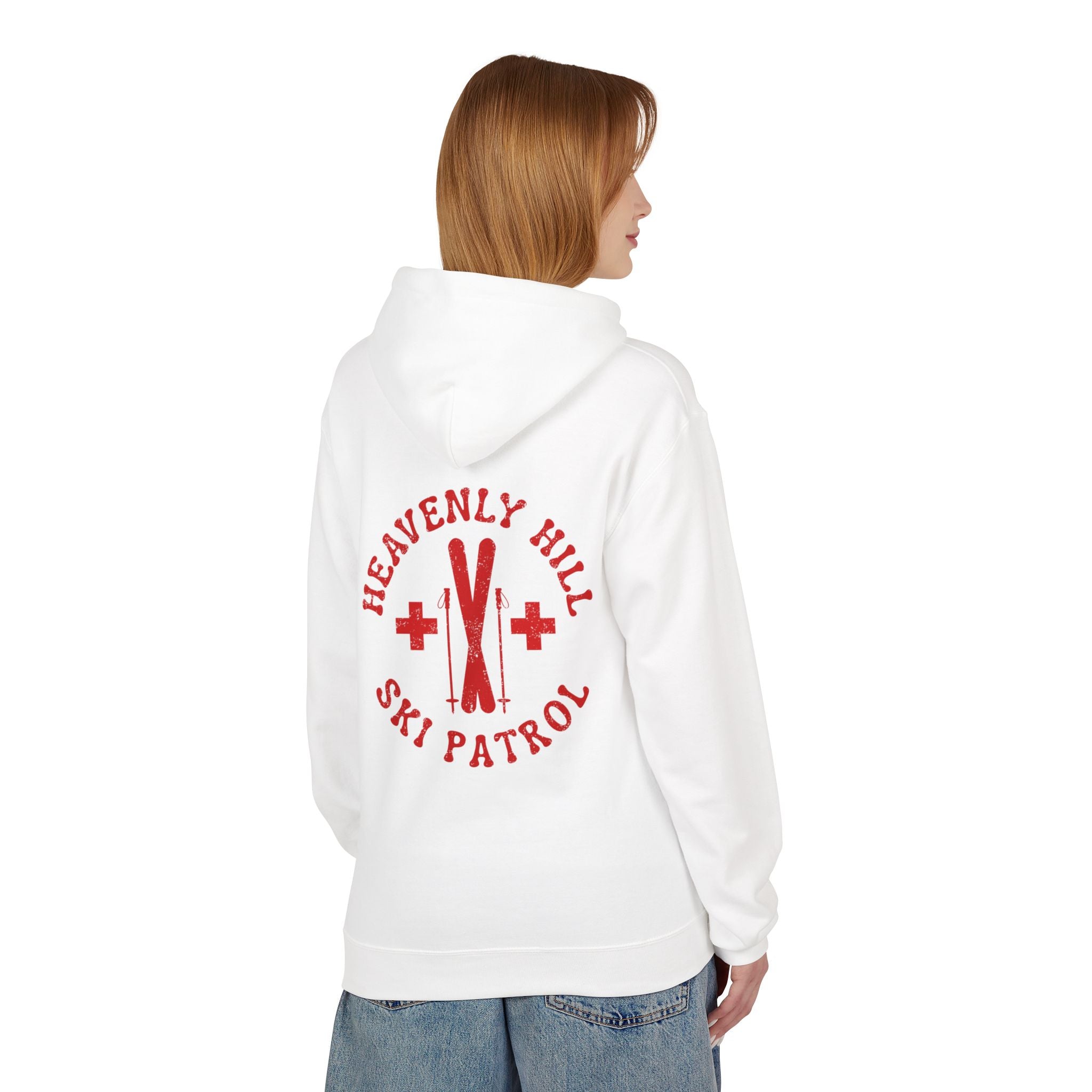 Distressed Heavenly Hill Ski Patrol Softstyle Hoodie