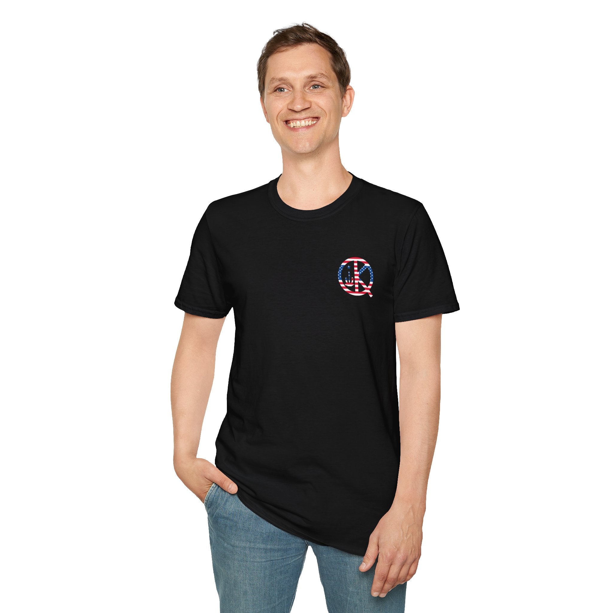 Quincy Kid Flag Logo- Flag Day T-Shirt