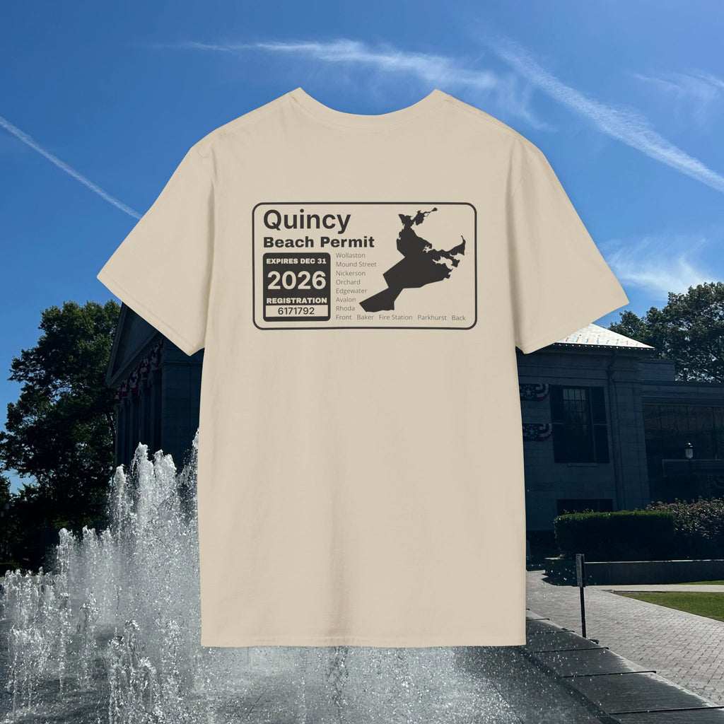 Quincy Beach Permit T-Shirt - Unisex