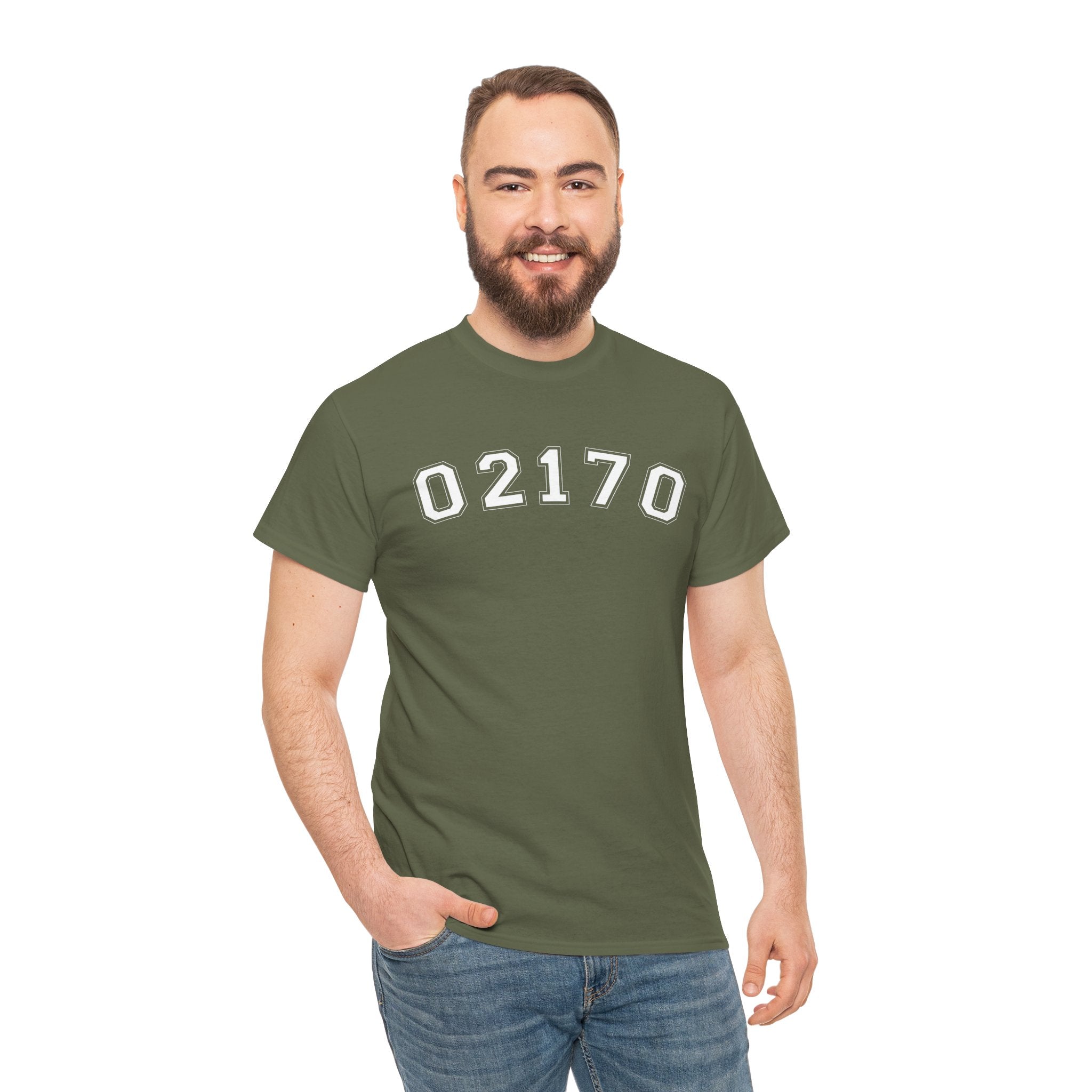 02170- Quincy Zip Code T-shirt White Text