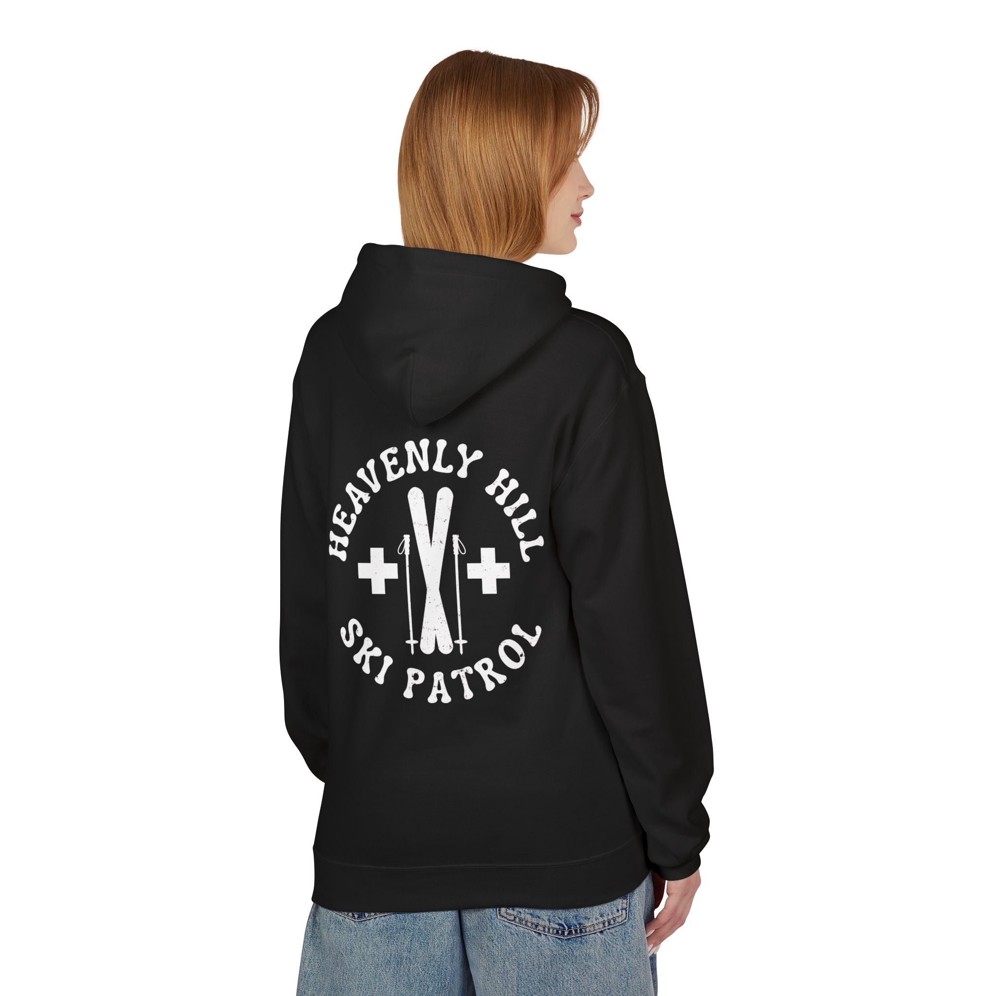 Distressed Heavenly Hill Ski Patrol Softstyle Hoodie