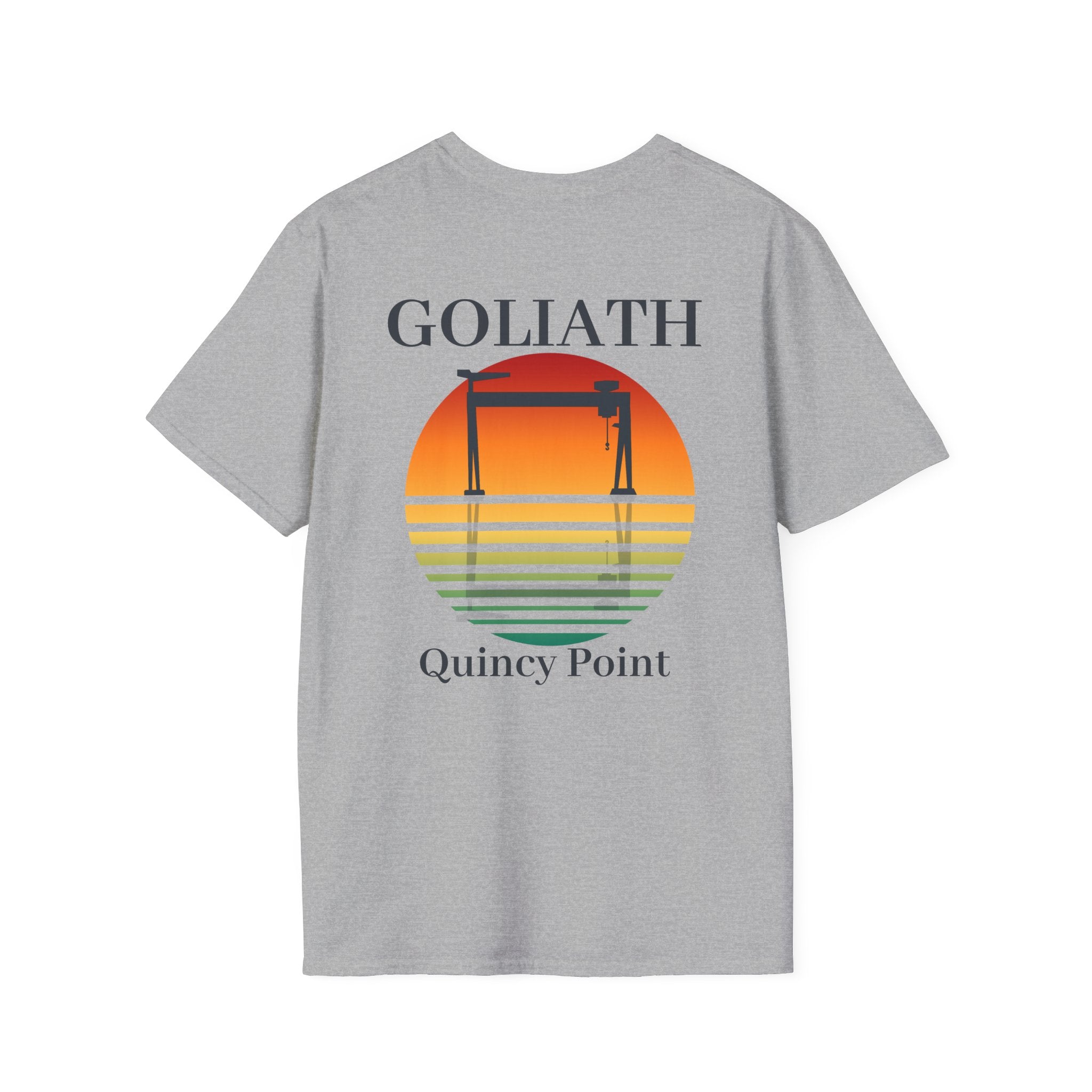 Fore River Shipyard Goliath Sunset T-shirt