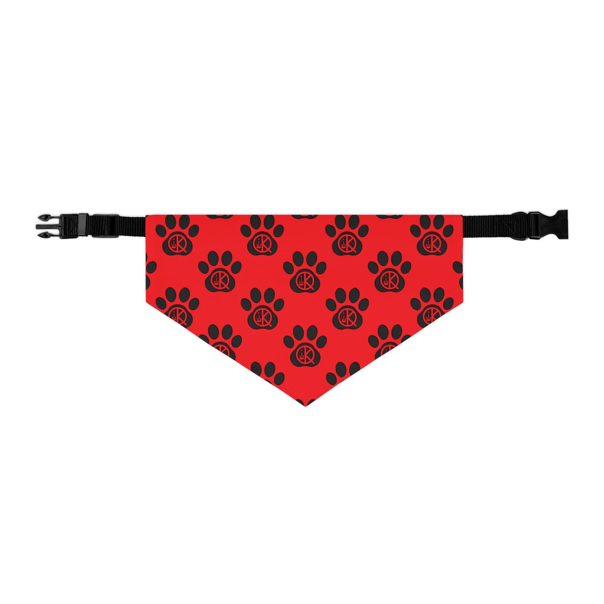 QK Pet Bandana Collar- Red
