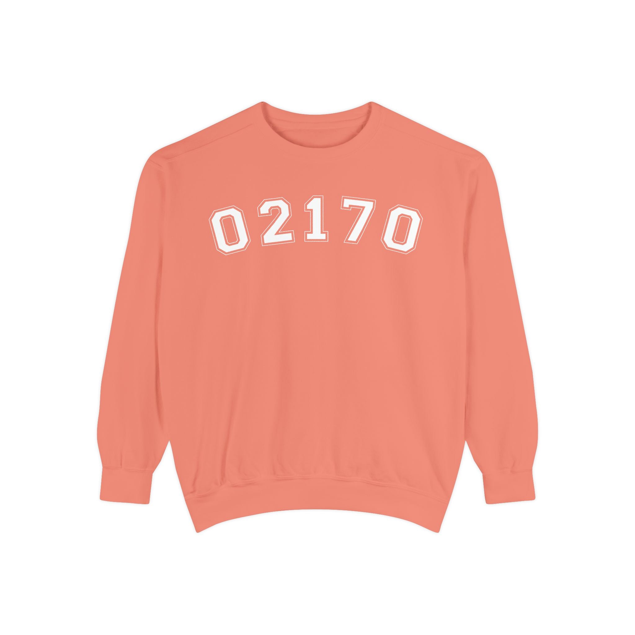 02170- Quincy Zip Code Sweatshirt White Text