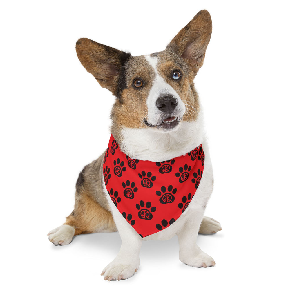 QK Pet Bandana Collar- Red