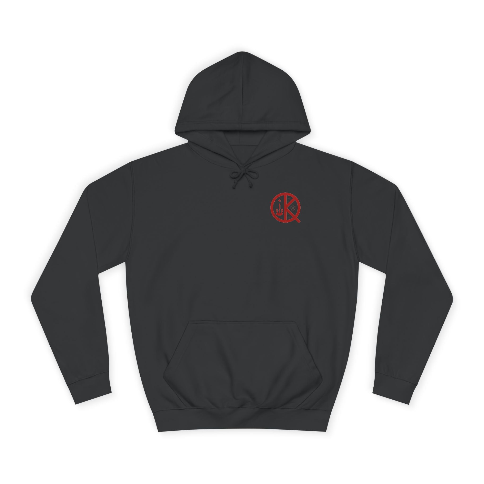 Wollaston Red Line Holiday Hoodie- Red Logo
