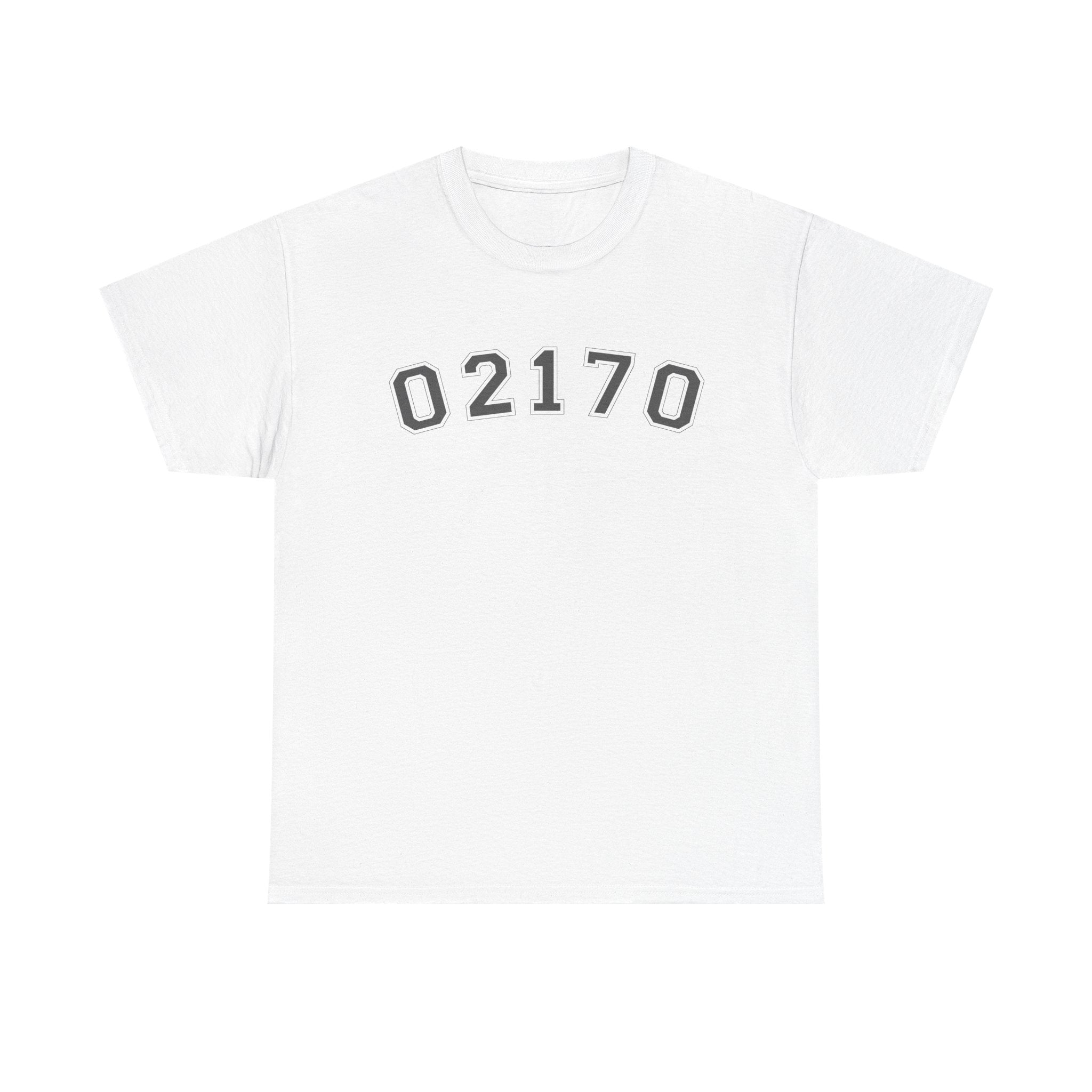02170- Quincy Zip Code T-shirt Grey Text