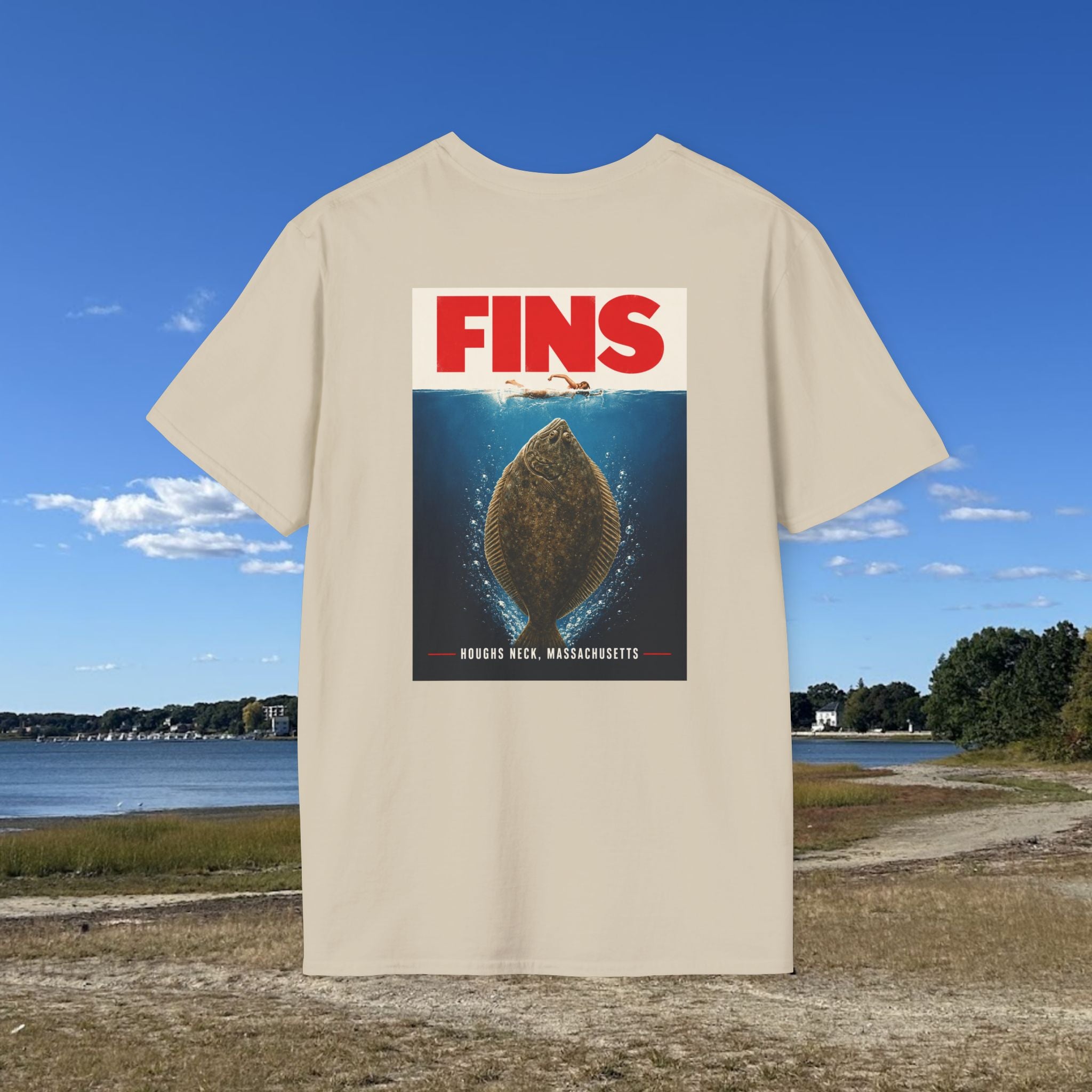 Houghs Neck Flounder Jaws T-Shirt