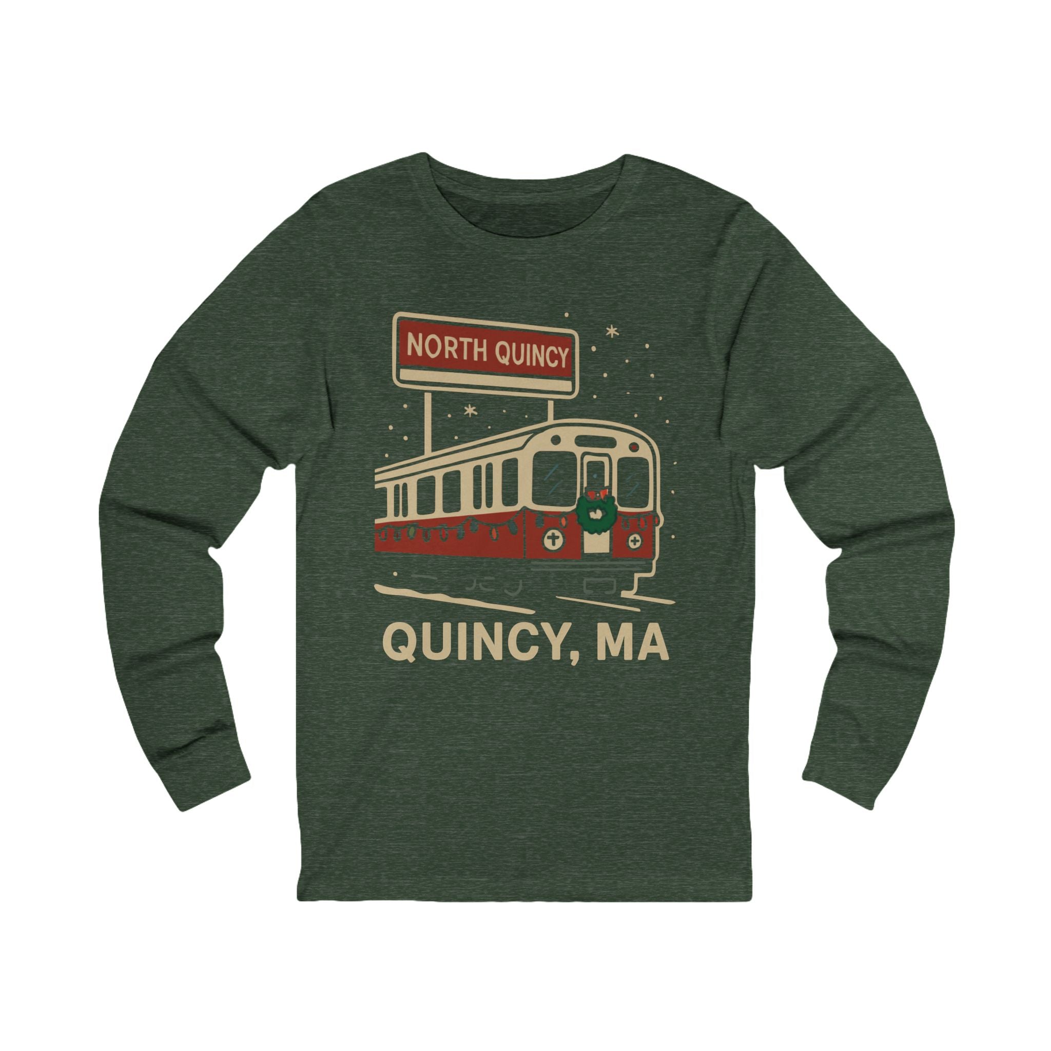 North Quincy Red Line Holiday Longsleeve