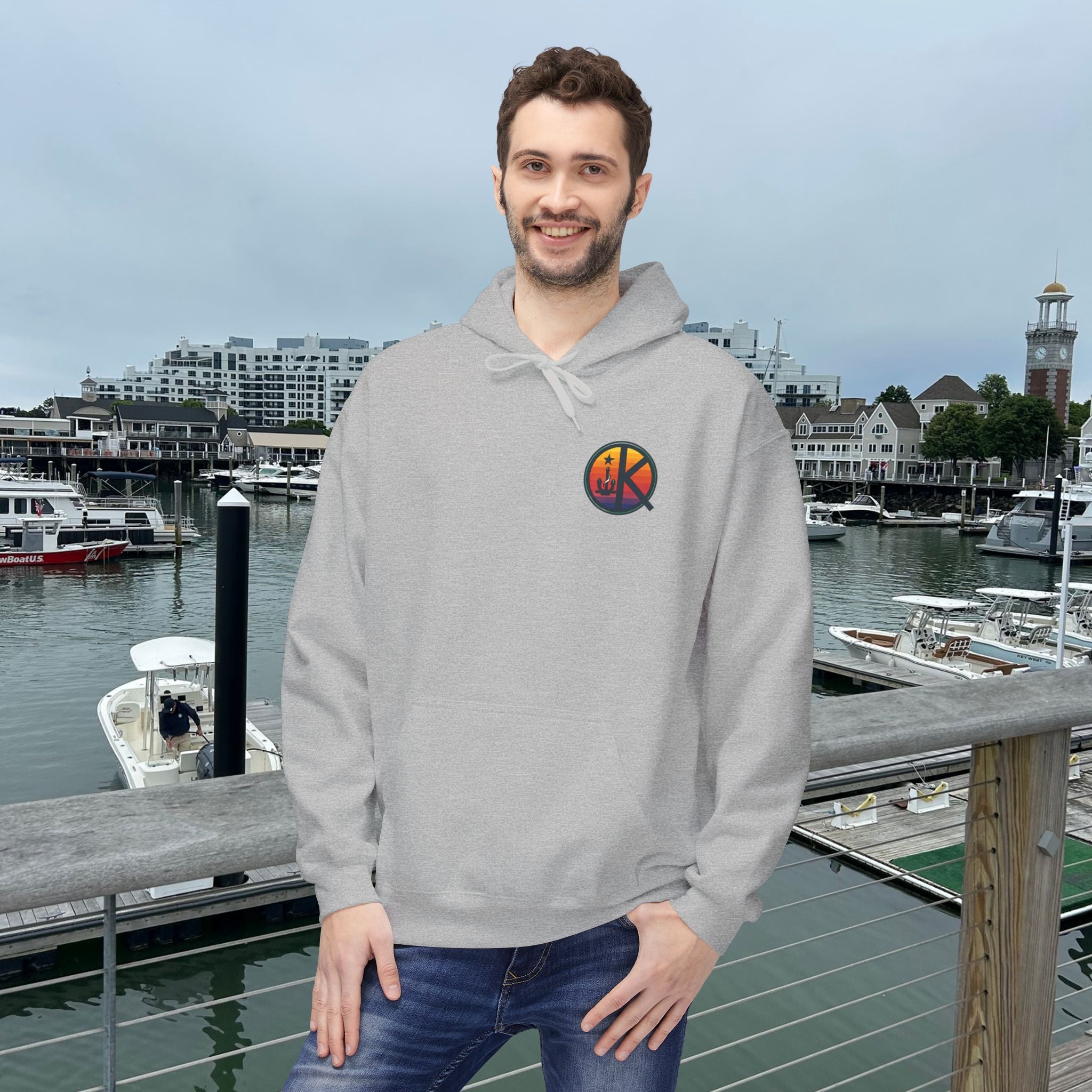 Ski Heavenly Hill Softstyle Hoodie- QK Logo