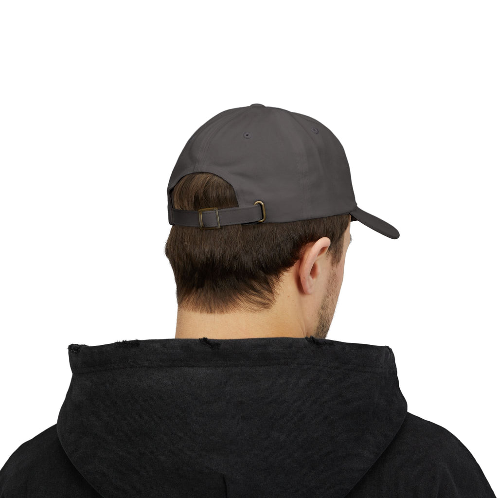 Quincy QK Classic Dad Cap — White Logo Baseball Hat
