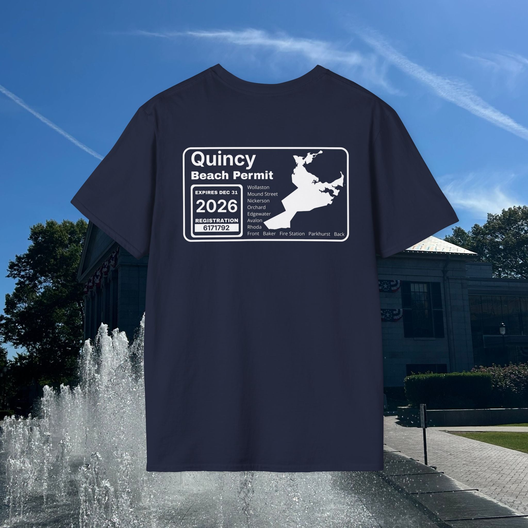 Quincy Beach Permit T-Shirt - Unisex