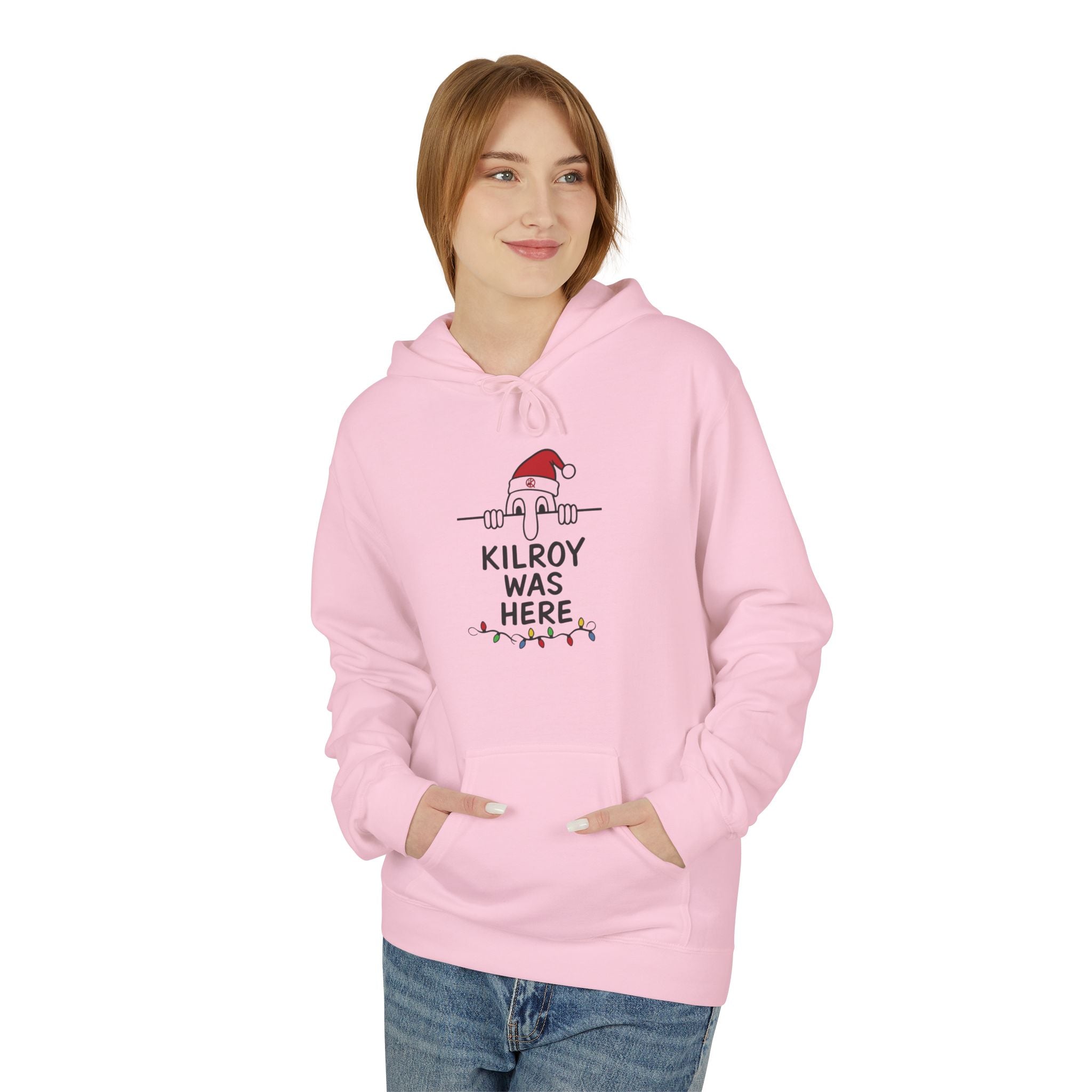 Kilroy Was Here Softstyle Holiday Hoodie- Front