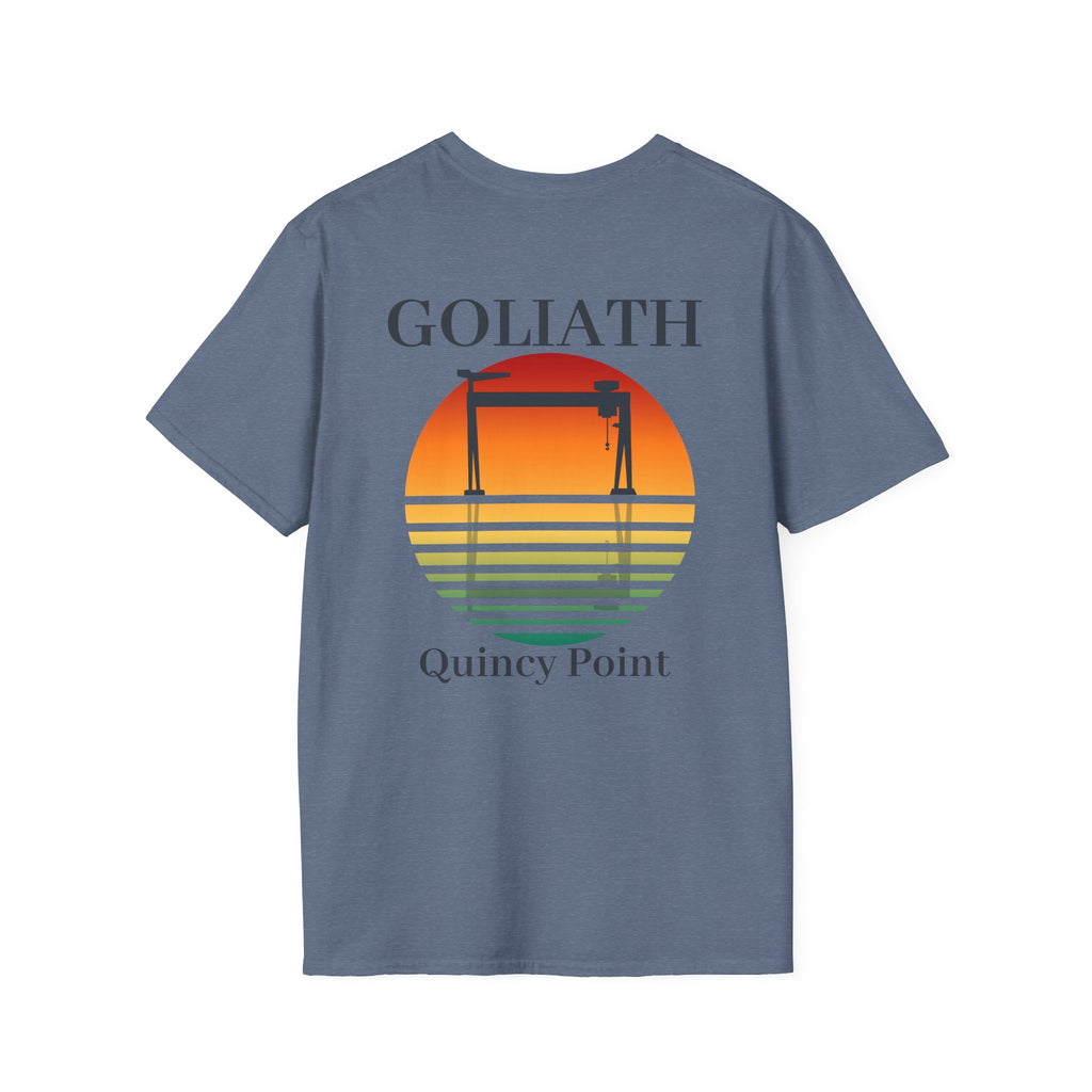 Fore River Shipyard Goliath Sunset T-shirt