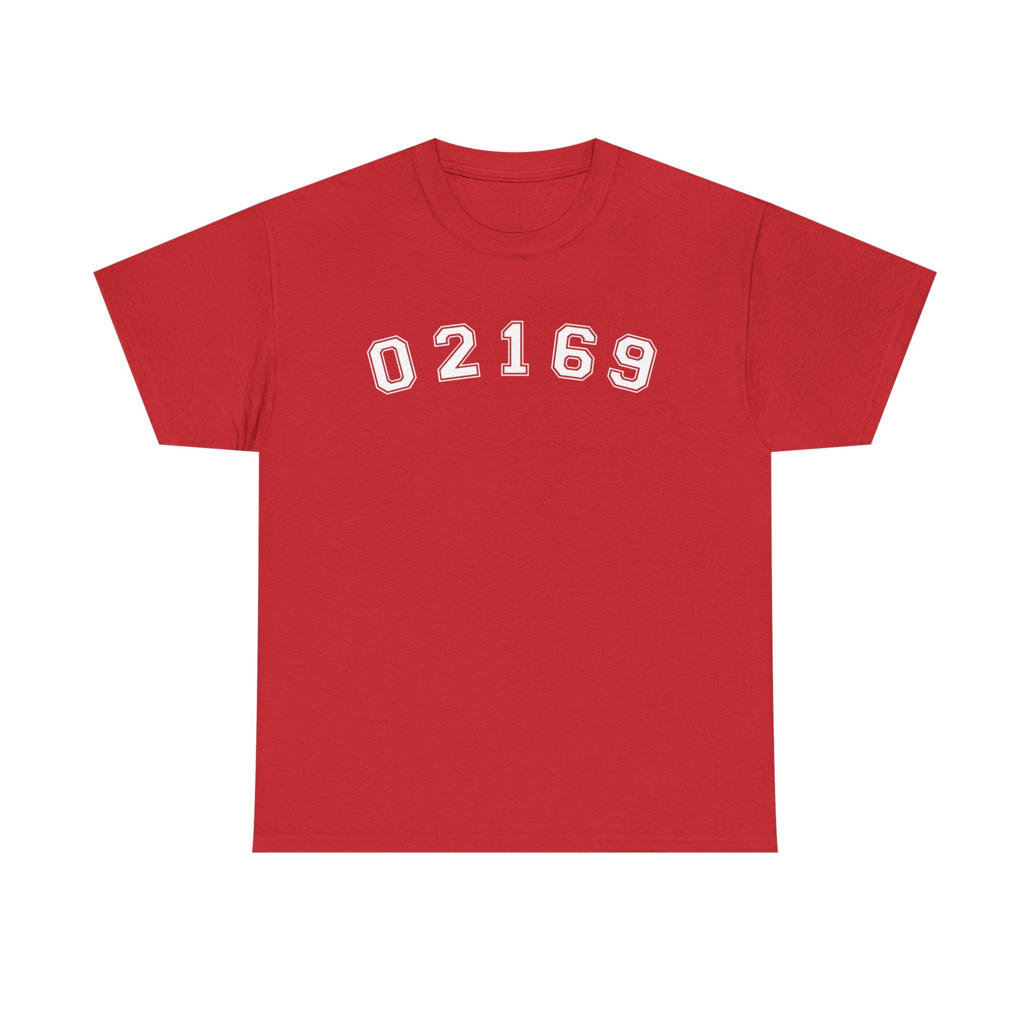 02169- Quincy Zip Code T-shirt White Text