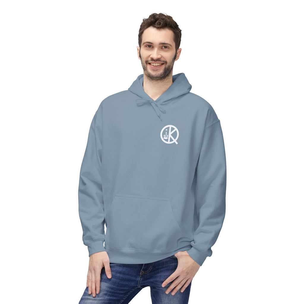 Butler's Pond Hockey Softstyle Hoodie White Text