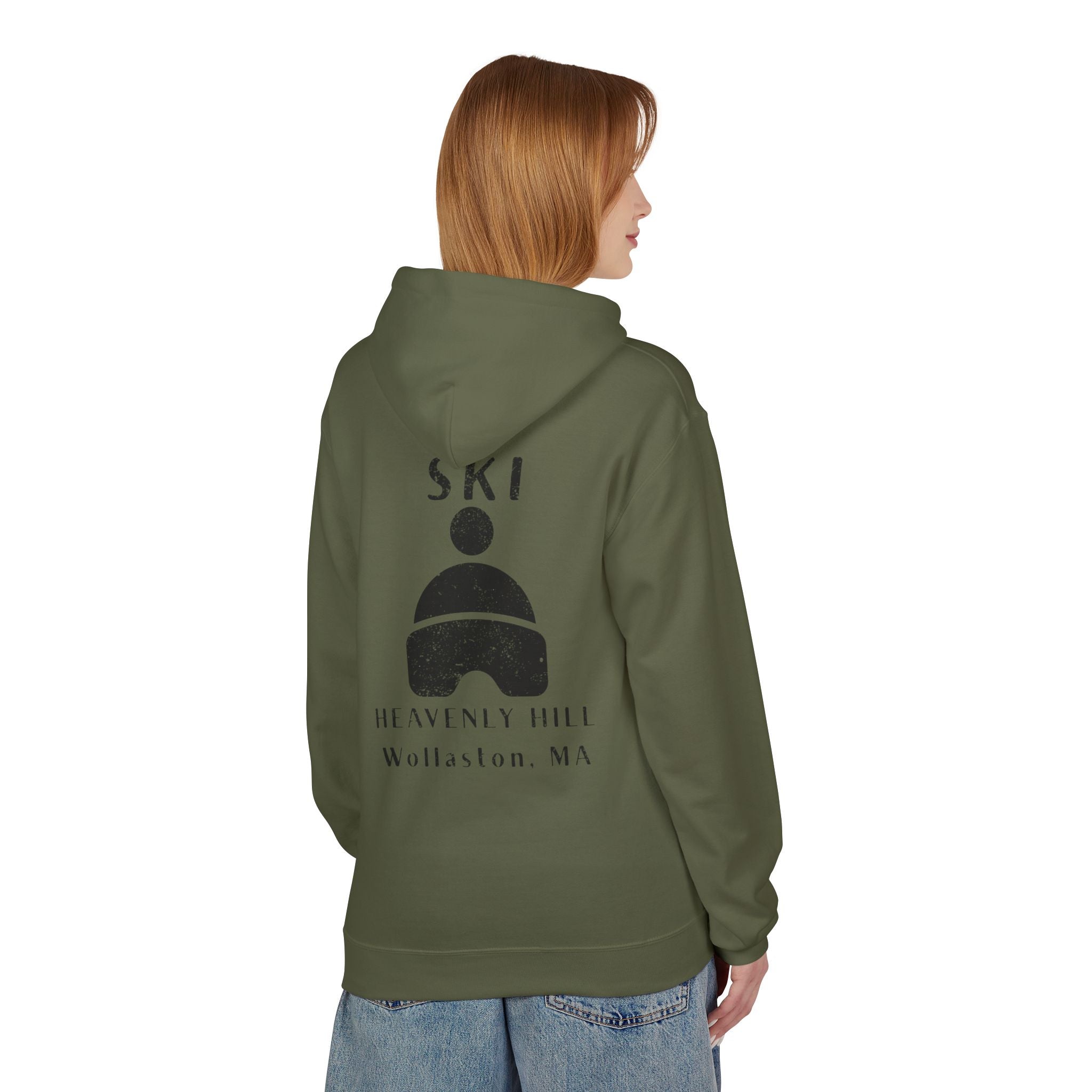 Distressed Ski Heavenly Hill Softstyle Hoodie