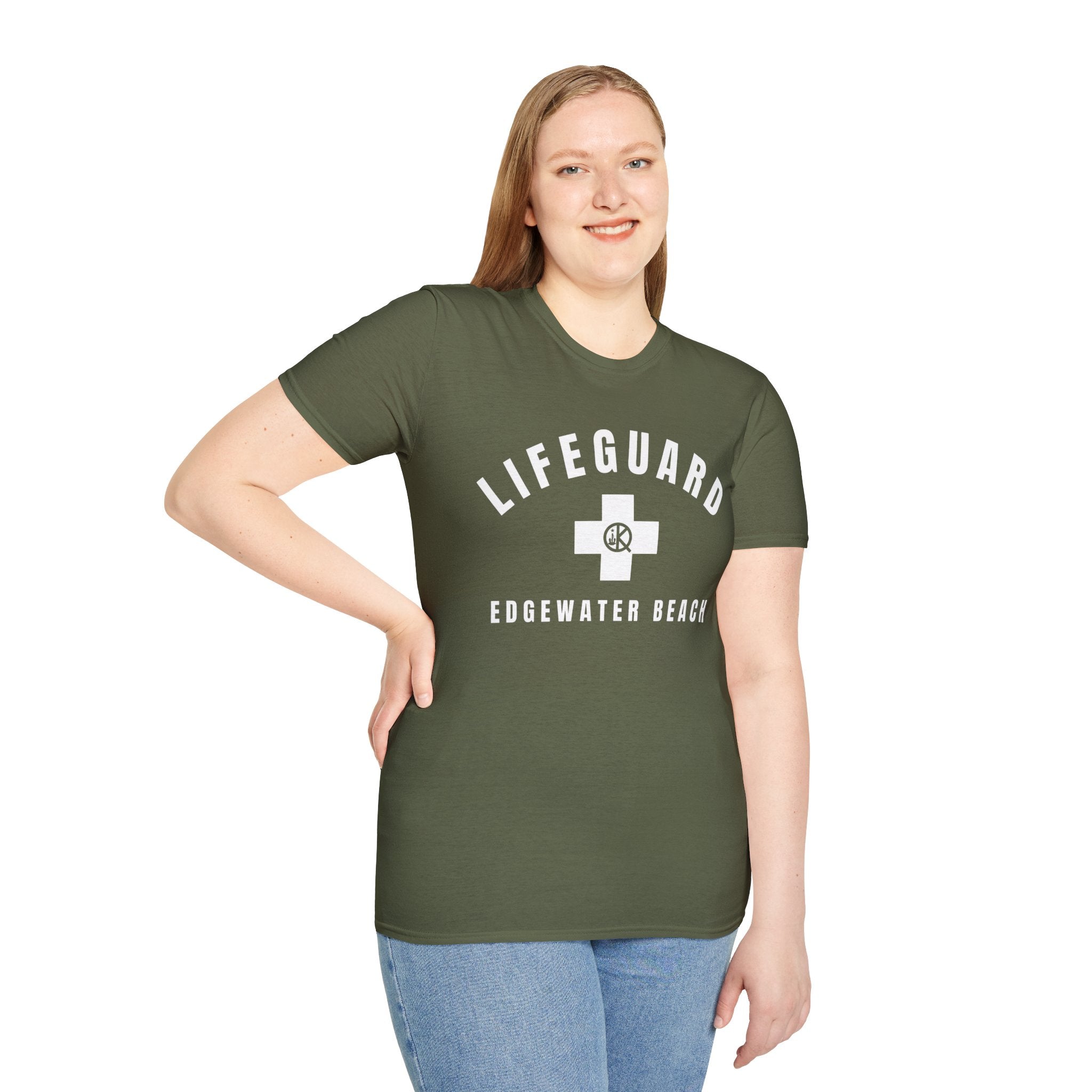 Edgewater Beach Lifeguard T-shirt