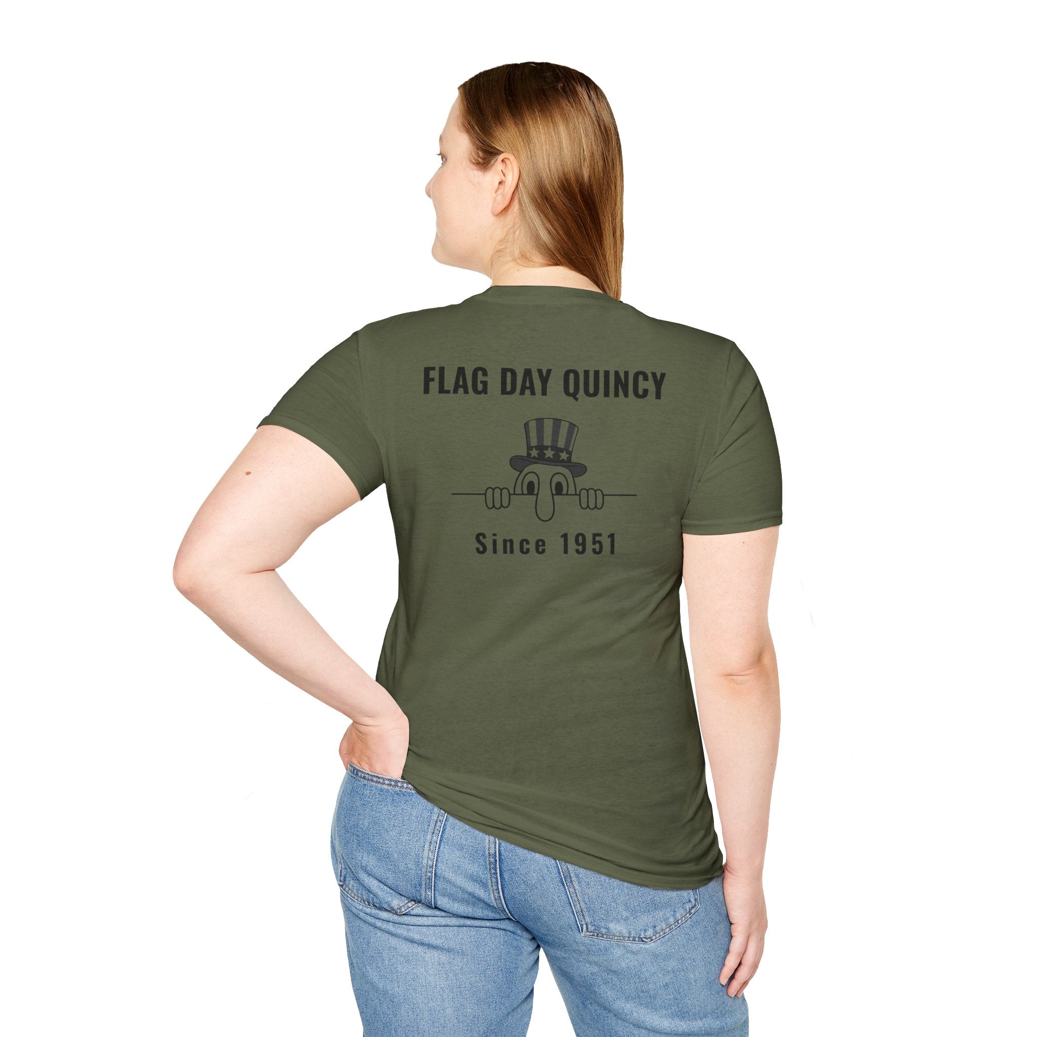 Kilroy Was Here Flag Day T-Shirt