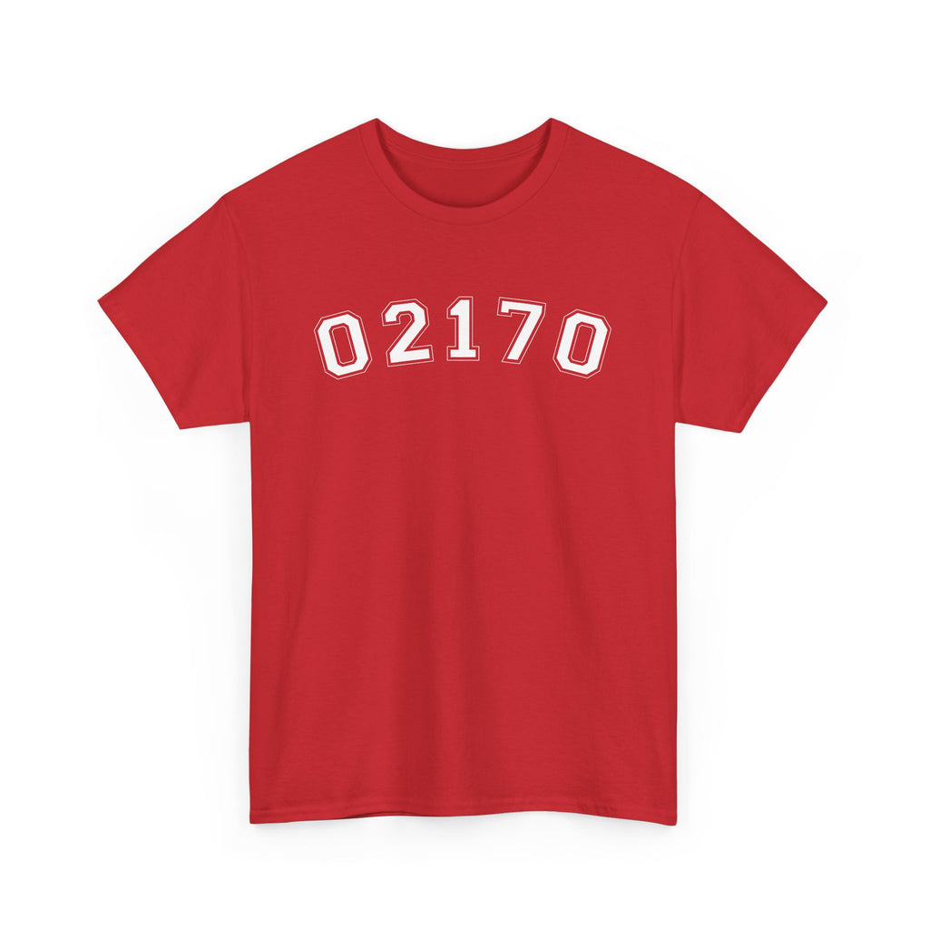 02170- Quincy Zip Code T-shirt White Text