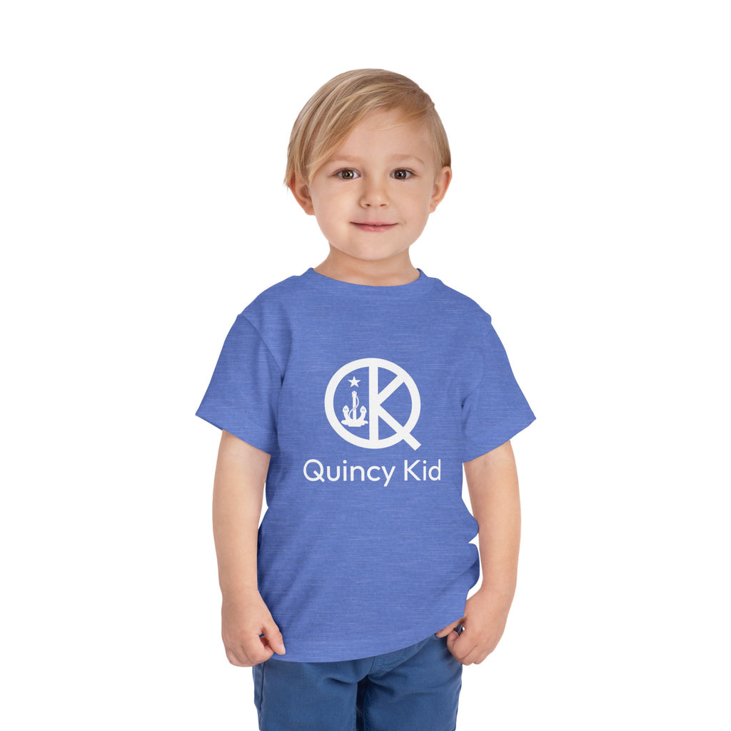 Quincy Kid Toddler T-shirt White Text