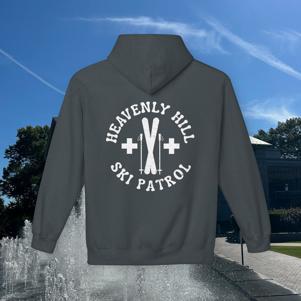 Distressed Heavenly Hill Ski Patrol Softstyle Hoodie