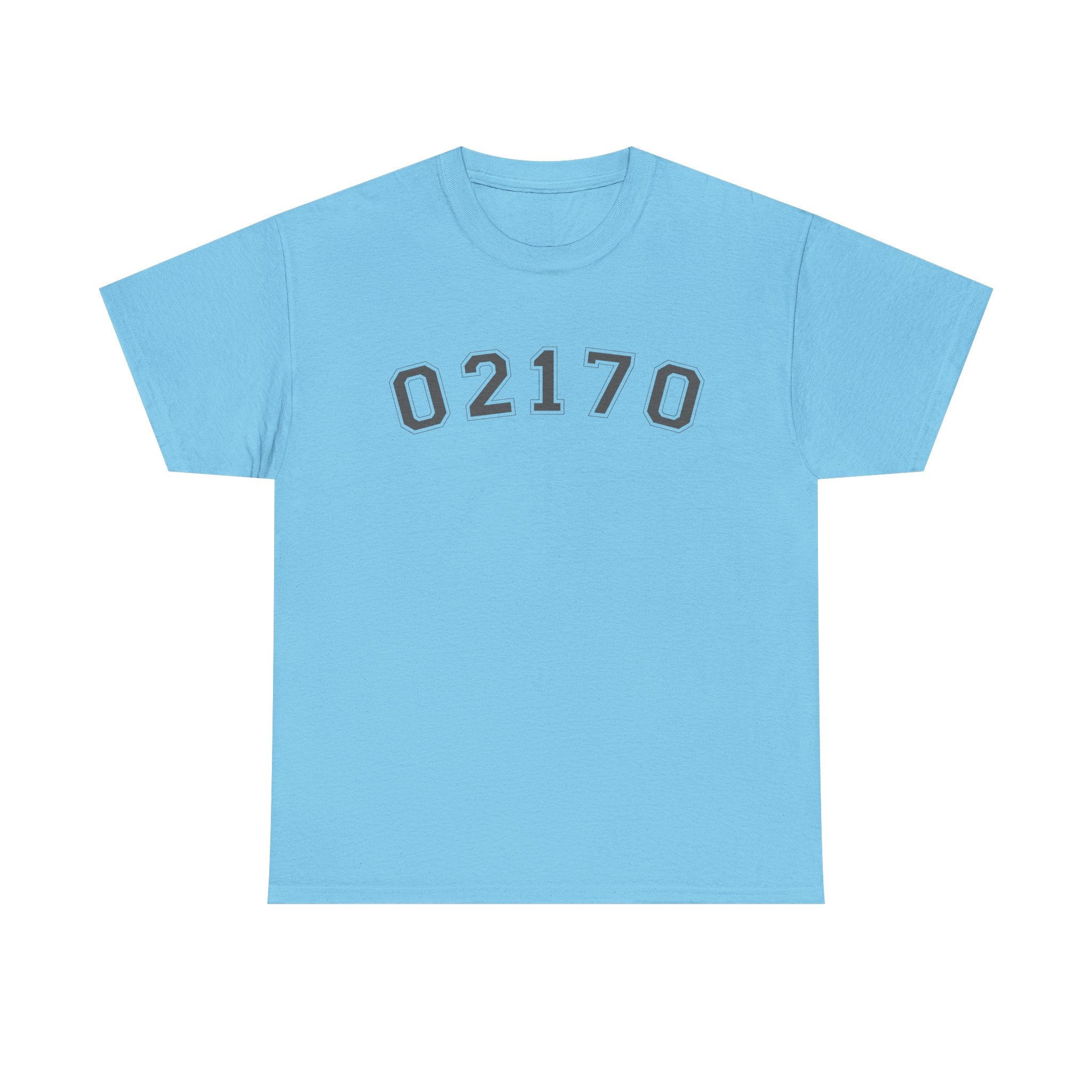 02170- Quincy Zip Code T-shirt Grey Text