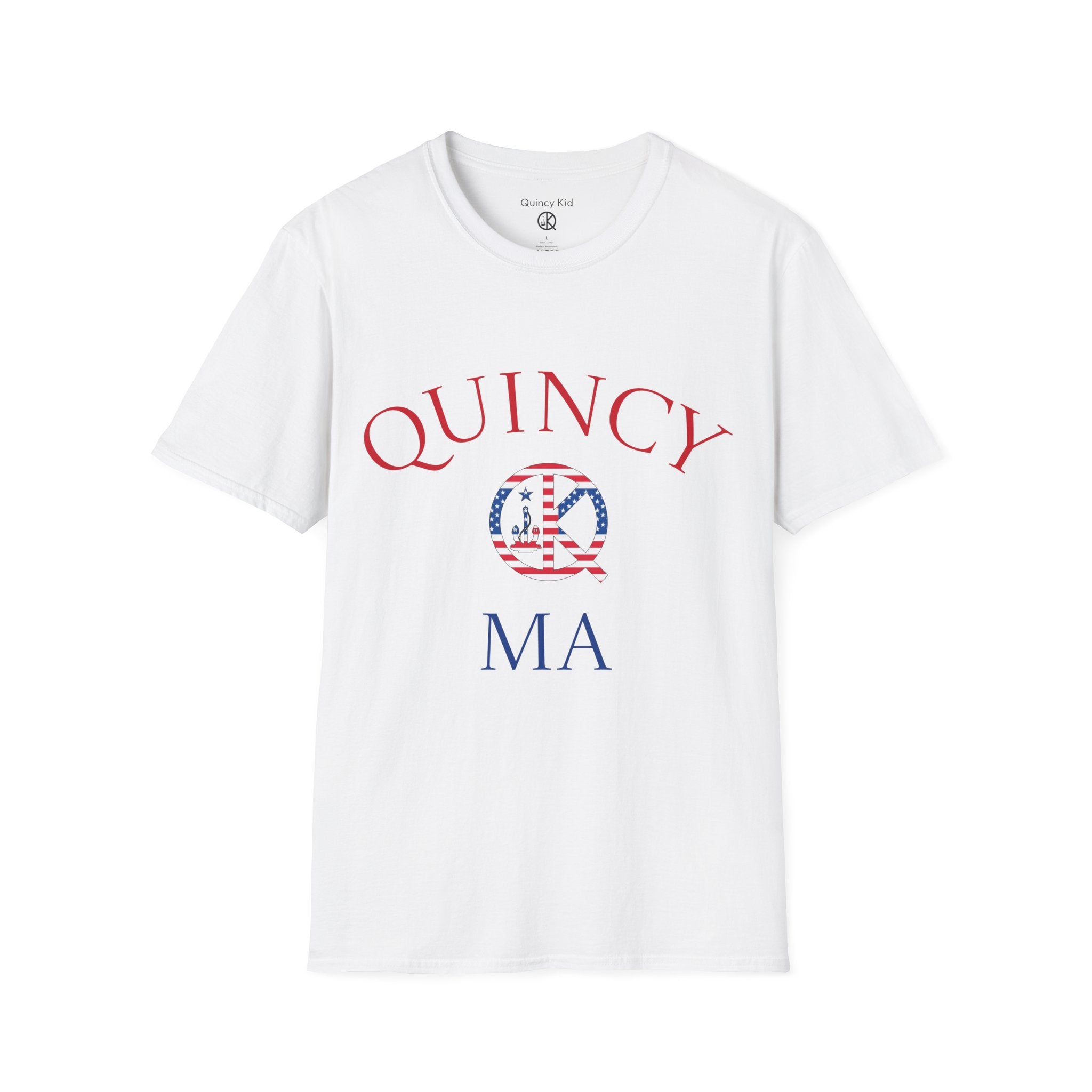 Quincy MA- Red, White and Blue Front