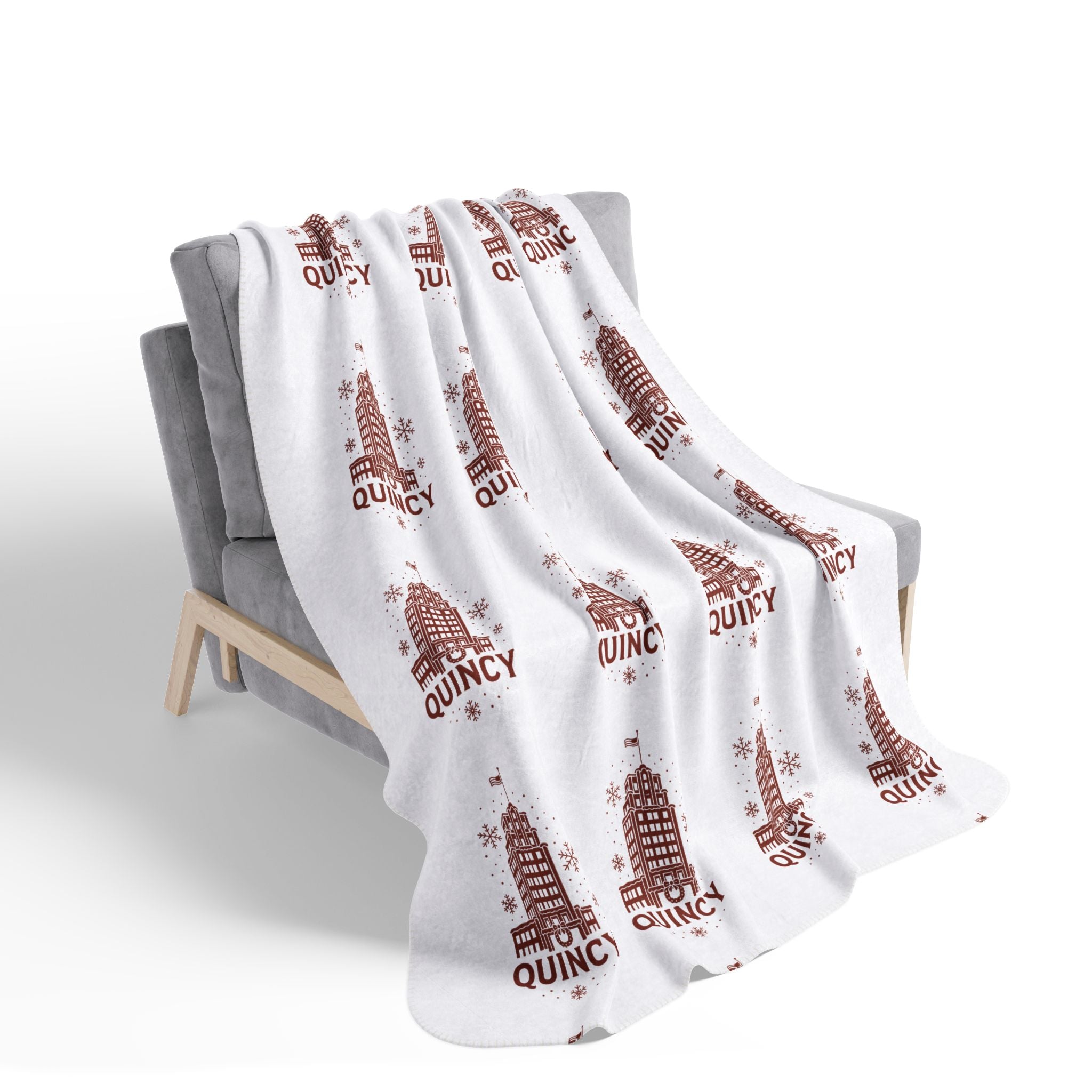 Granite Trust Holiday Fleece Sherpa Blanket