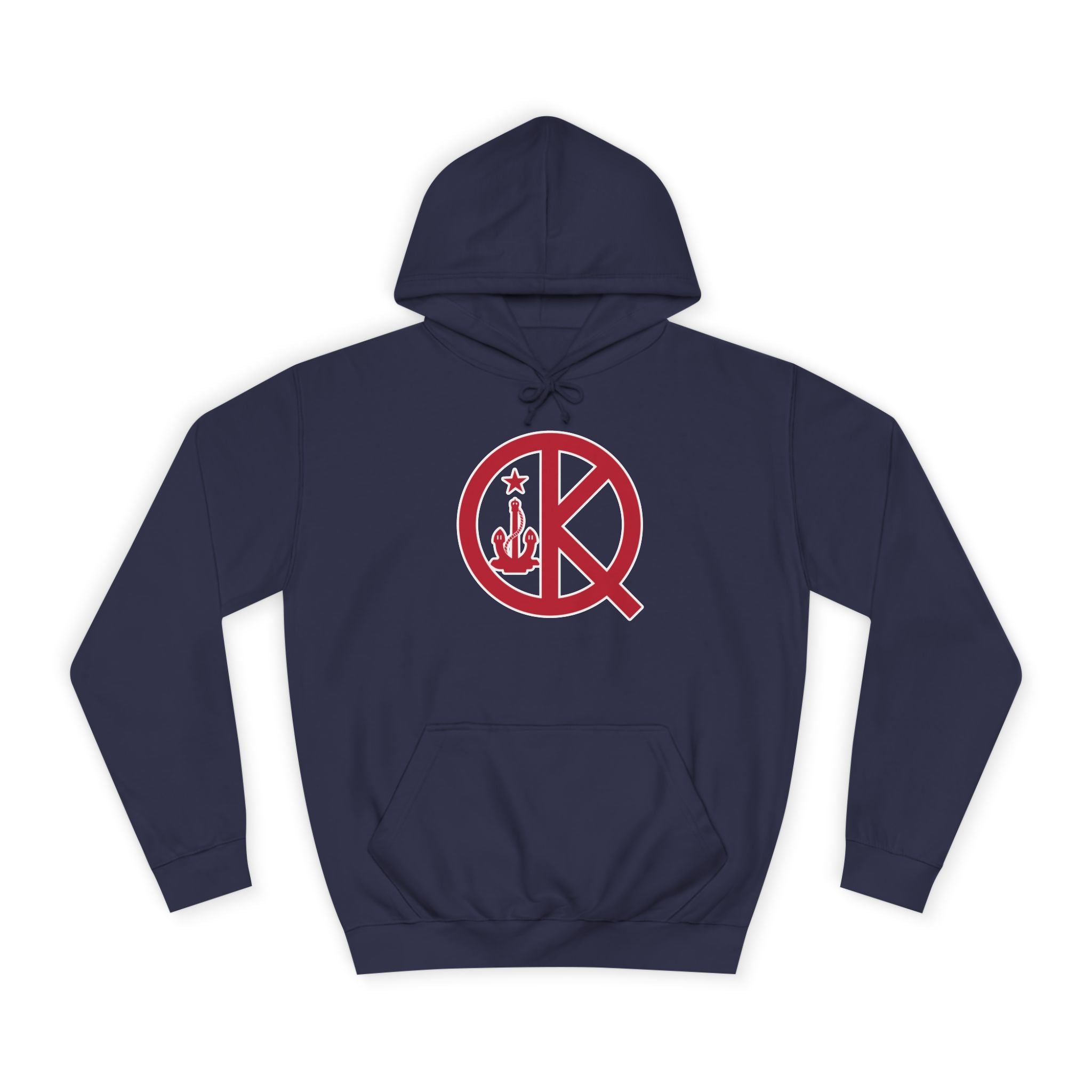 Quincy Kid- Front Red and Blue Logo Hoodie
