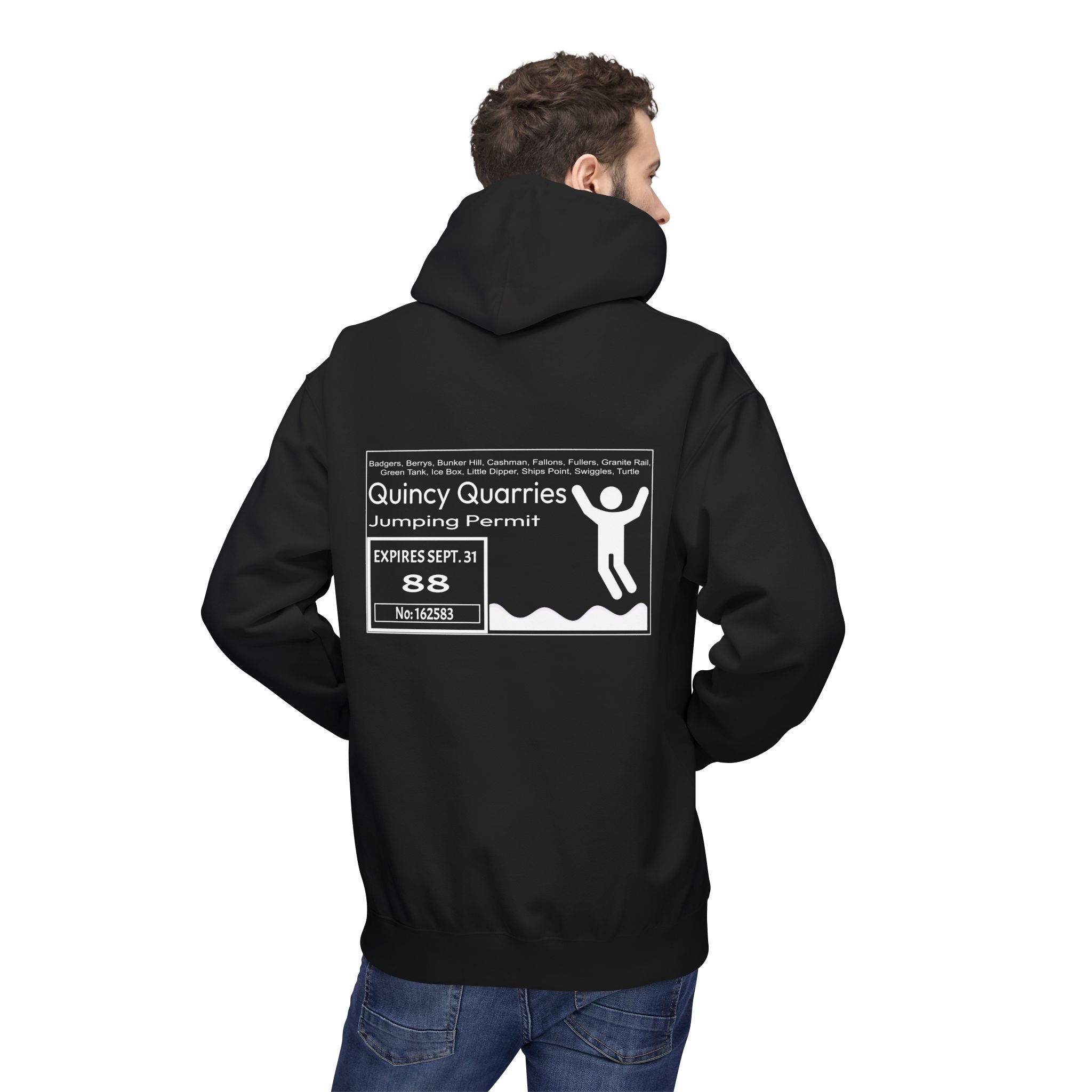 Quincy Quarries Permit Softstyle Hoodie