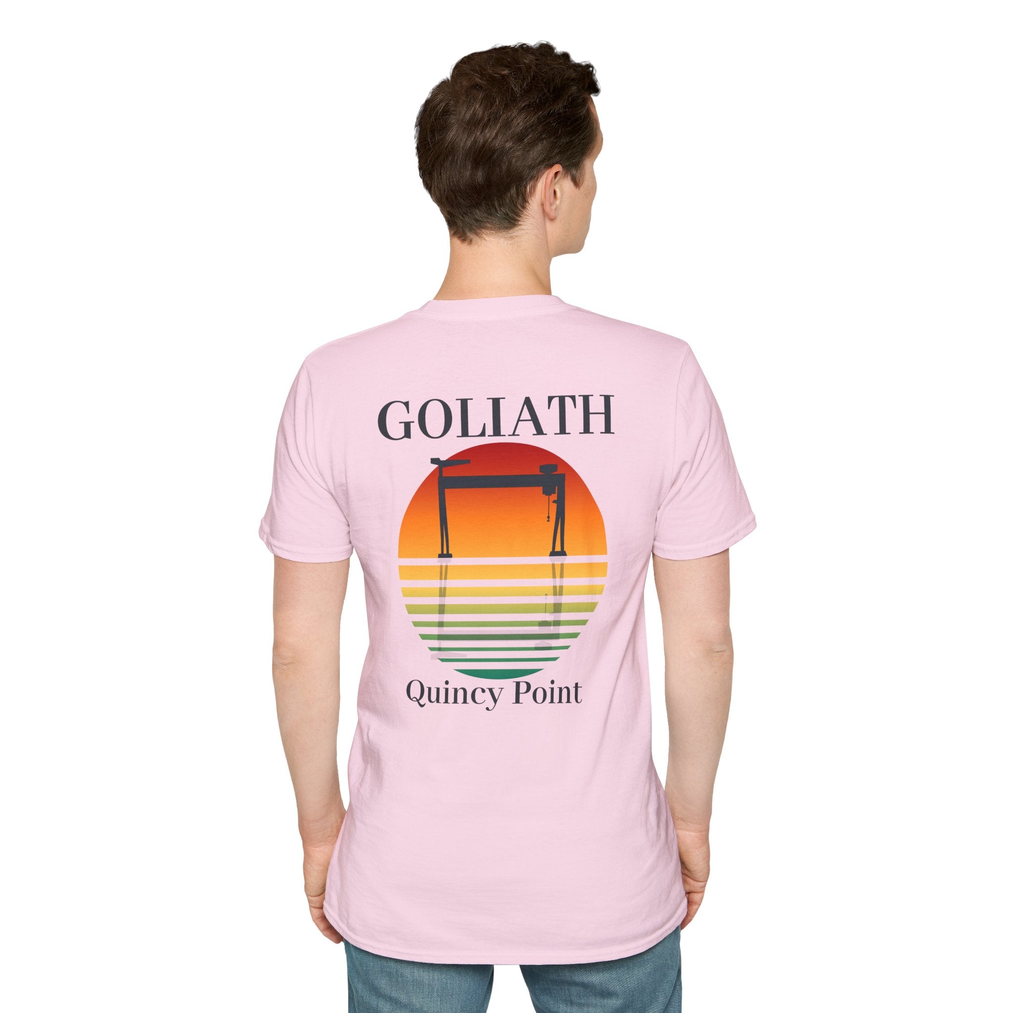Fore River Shipyard Goliath Sunset T-shirt