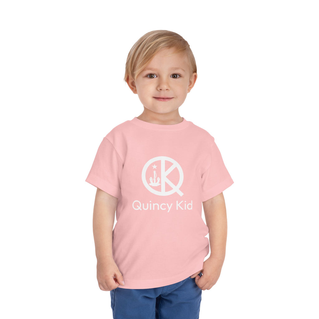 Quincy Kid Toddler T-shirt White Text