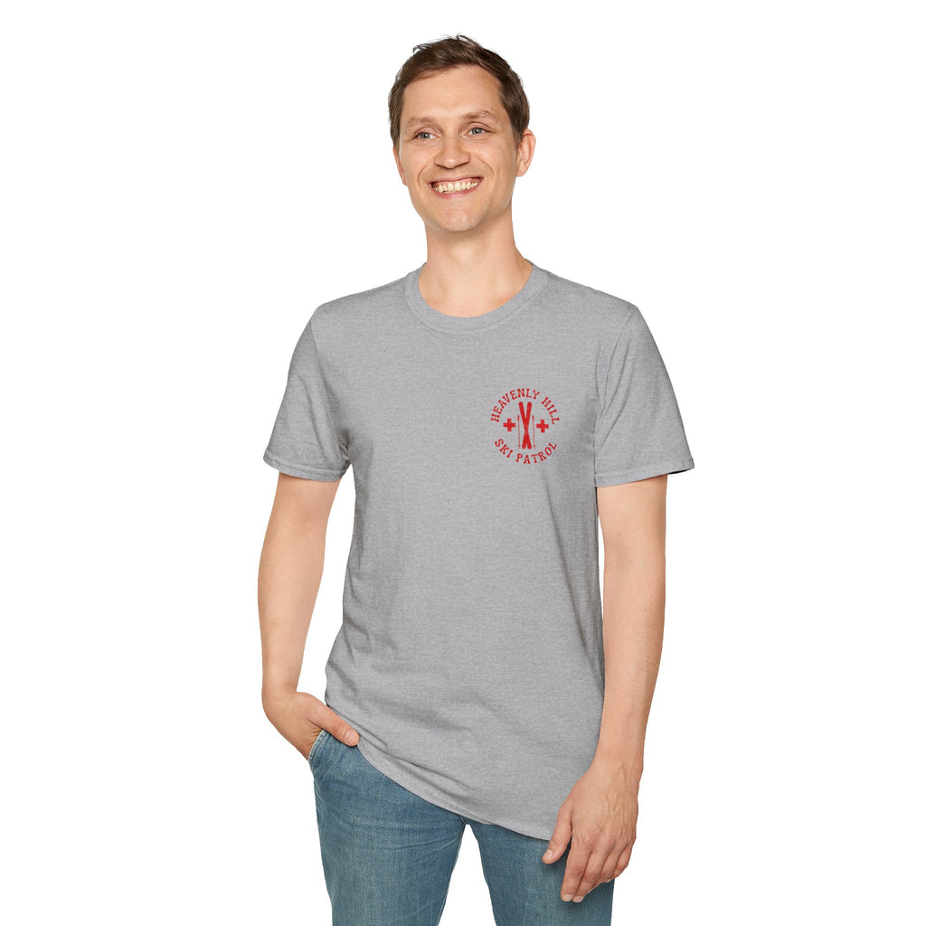 Distressed Heavenly Hill Ski Patrol T-shirt