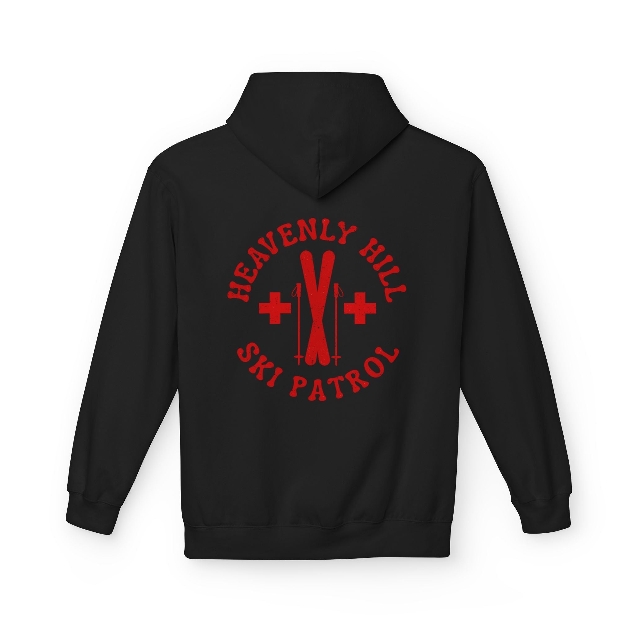 Distressed Heavenly Hill Ski Patrol Softstyle Hoodie