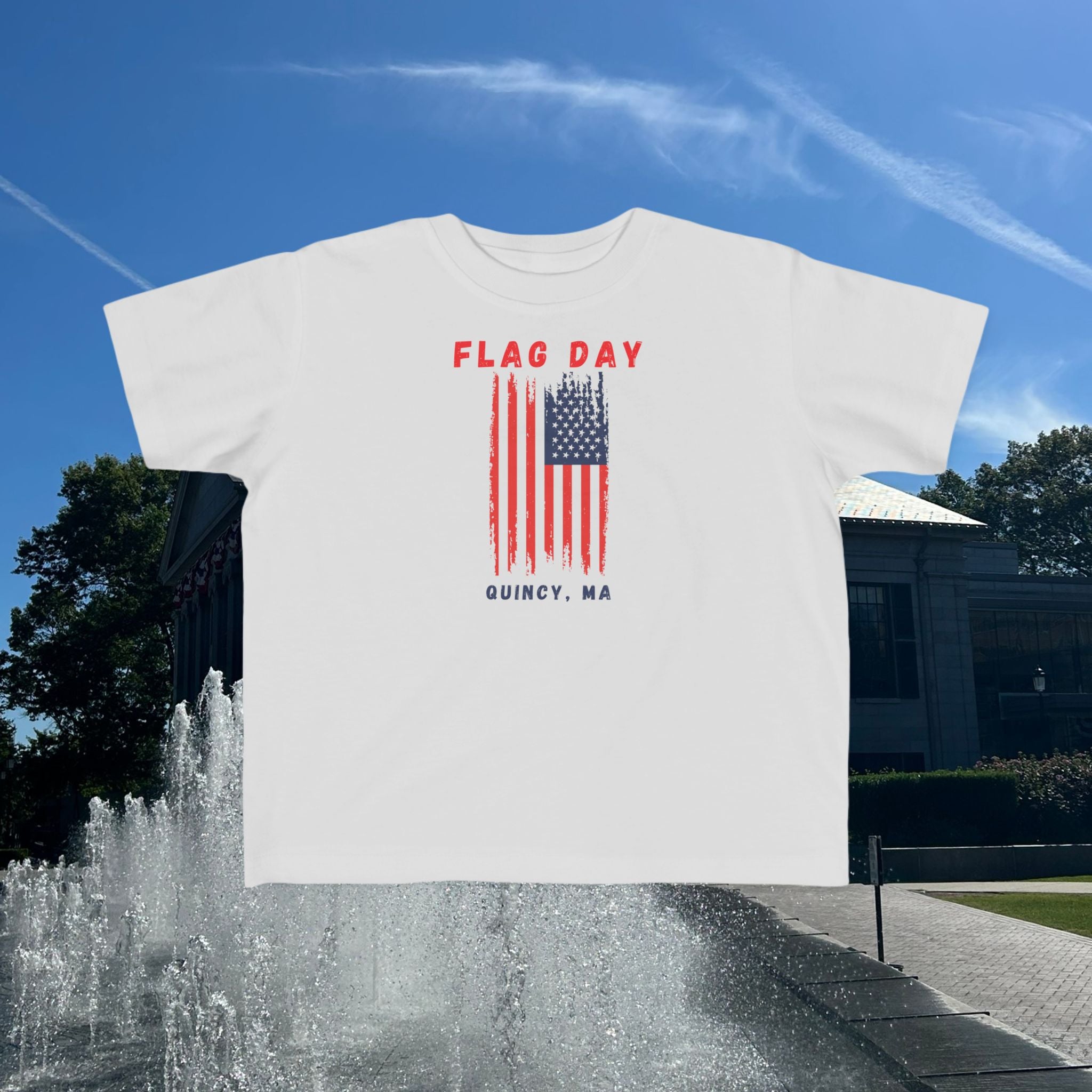 Quincy Flag Day Toddler Tee