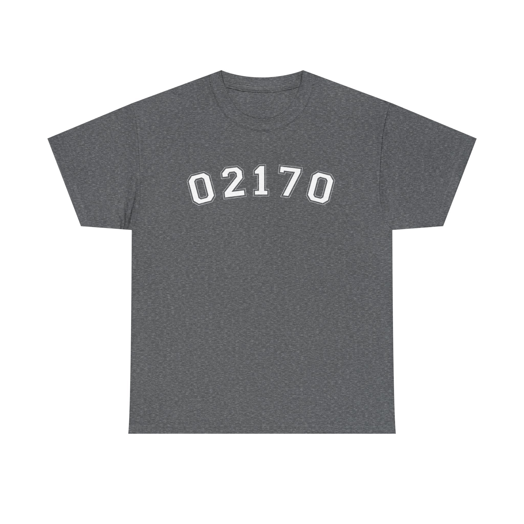 02170- Quincy Zip Code T-shirt White Text