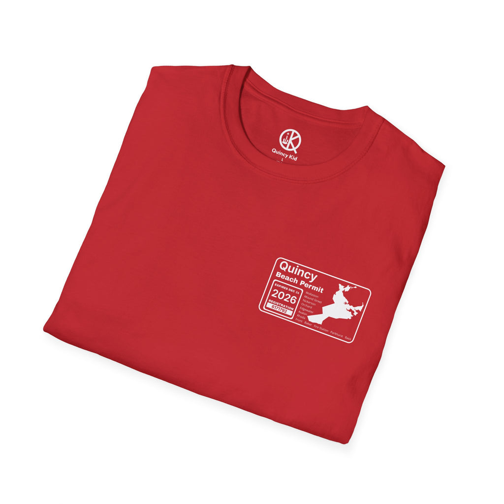 Quincy Beach Permit T-Shirt - Unisex