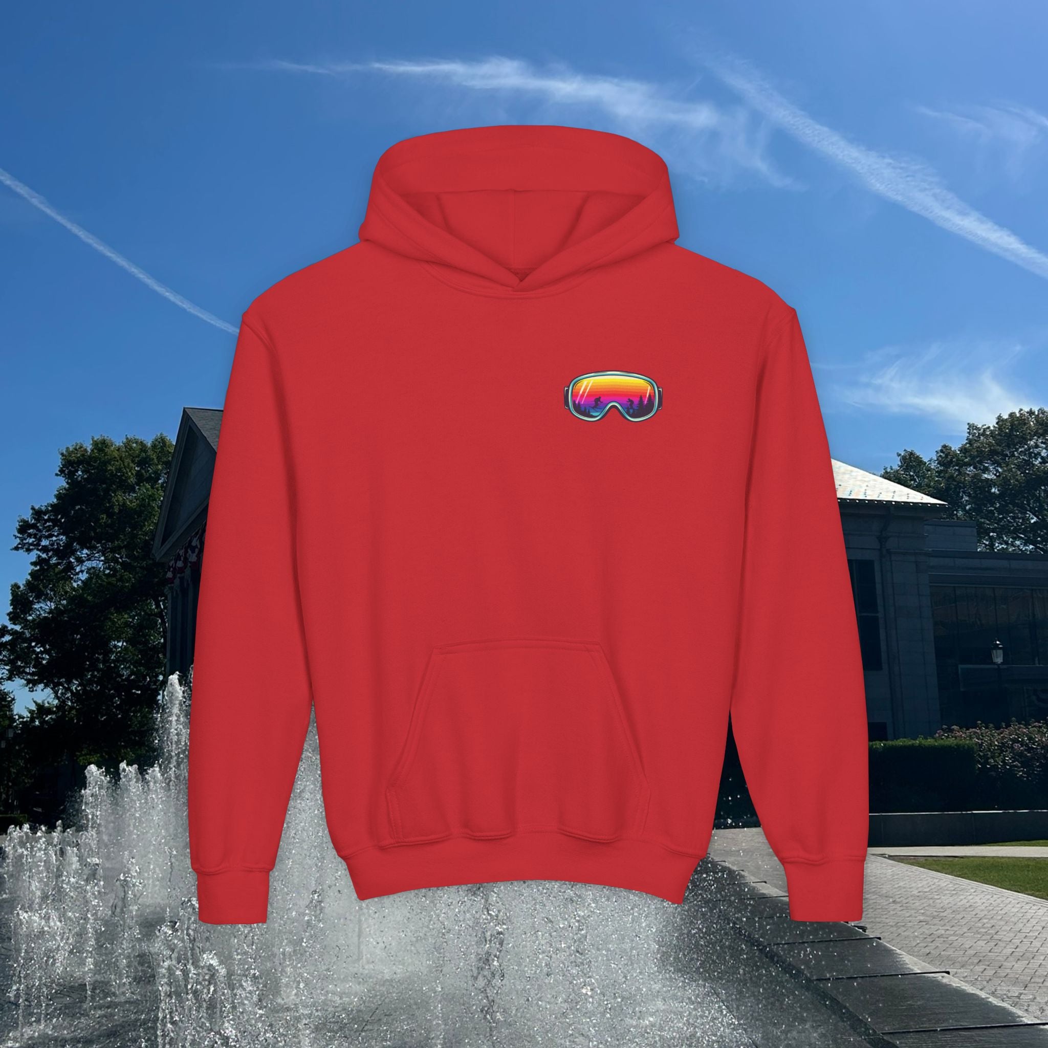 Ski Heavenly Hill Youth Softstyle Hoodie