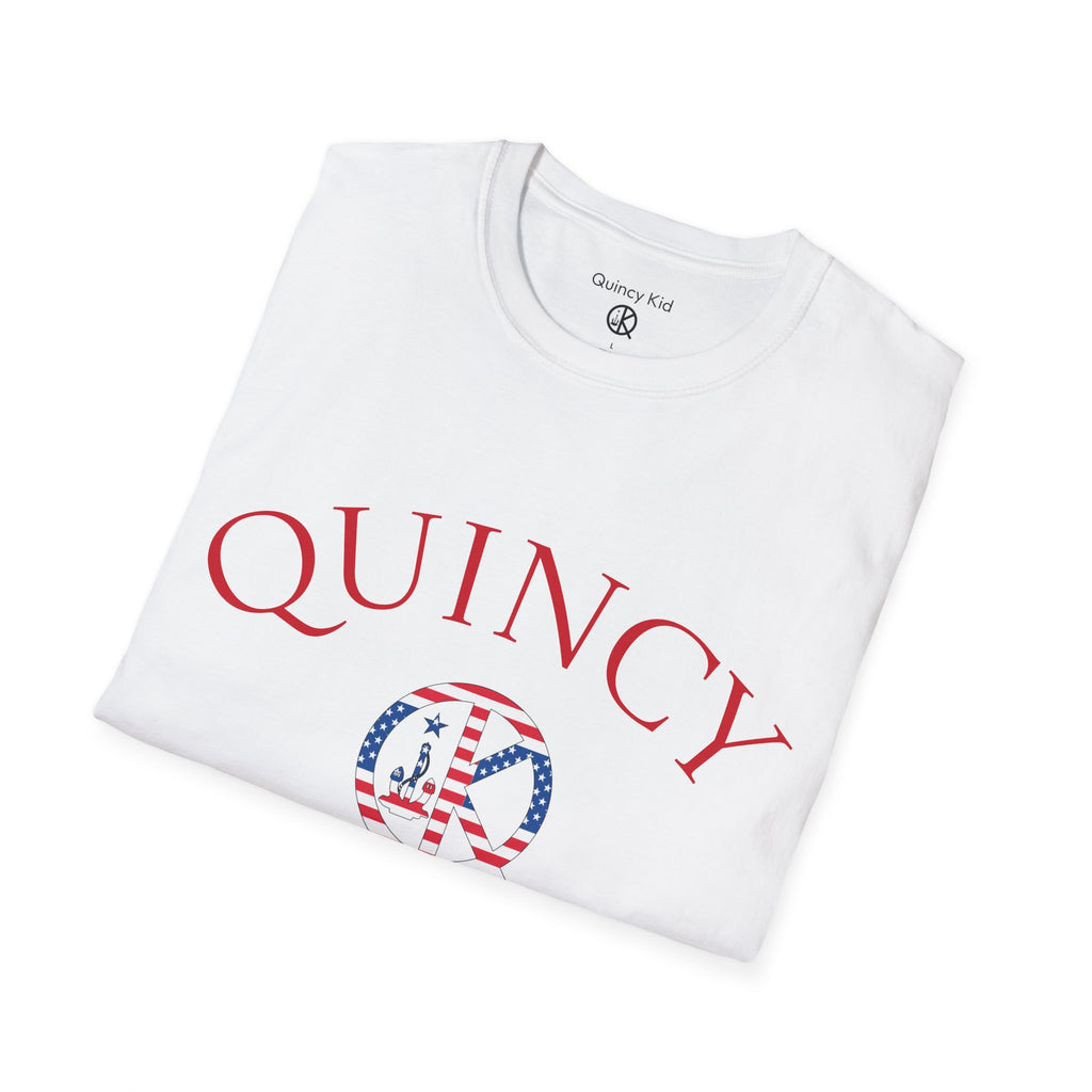 Quincy MA- Red, White and Blue Front