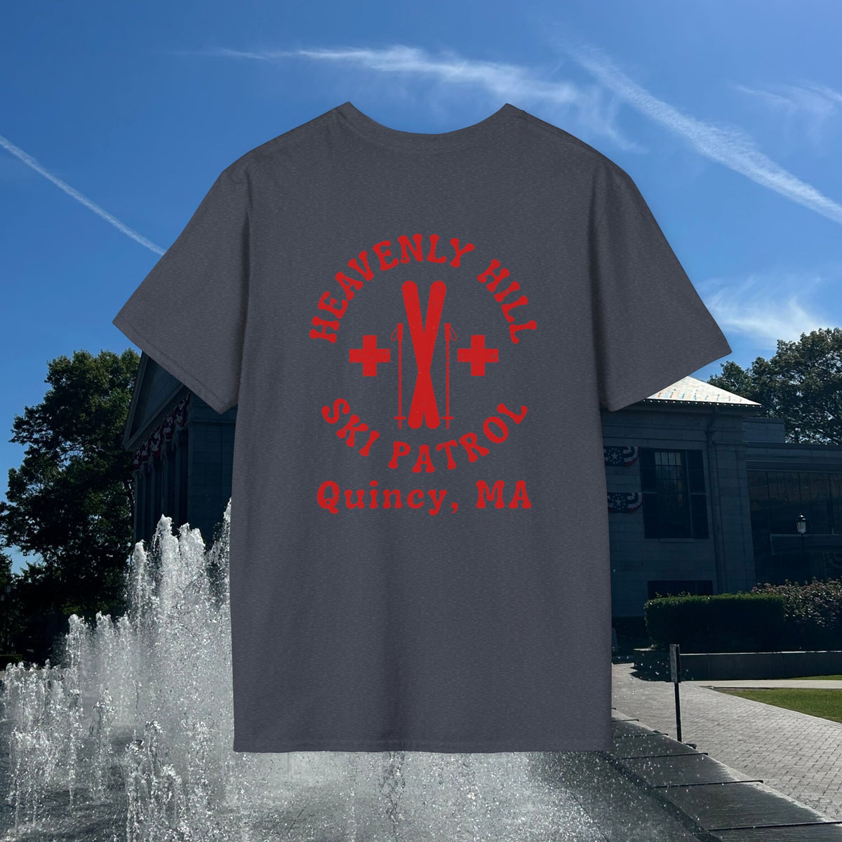 Distressed Heavenly Hill Ski Patrol T-shirt