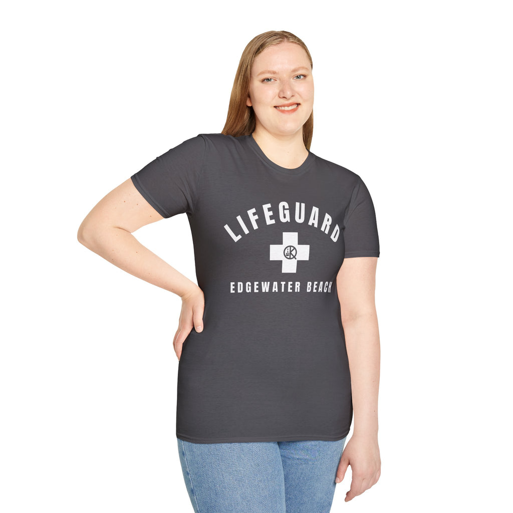 Edgewater Beach Lifeguard T-shirt